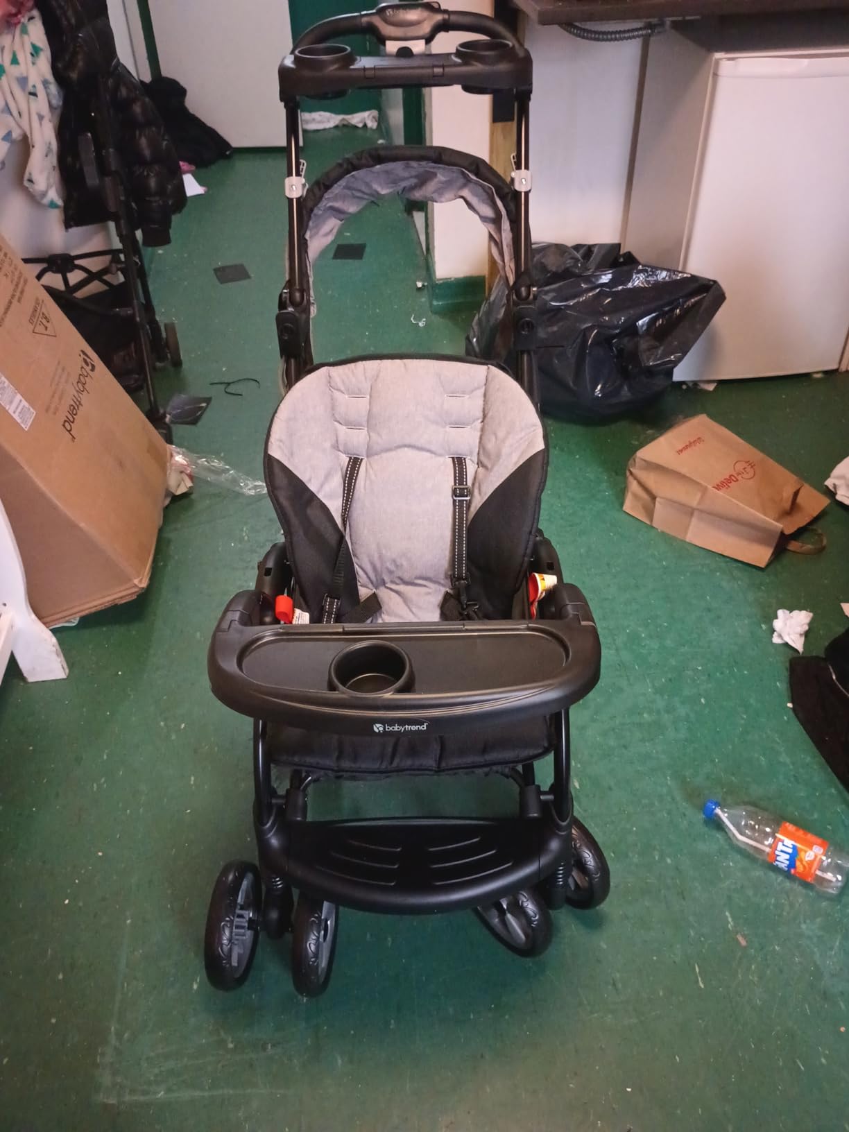 Baby Trend Sit N' Stand Ultra Double Stroller with Canopy, Morning Mist customer photo 1