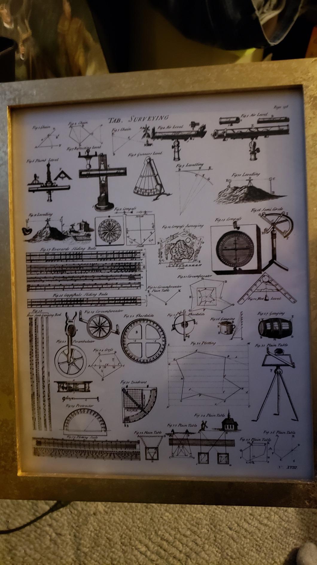 Surveying Tools - 11x14 Unframed Art Print - Great Gift for Surveyors, Contractors or Architects customer photo 1