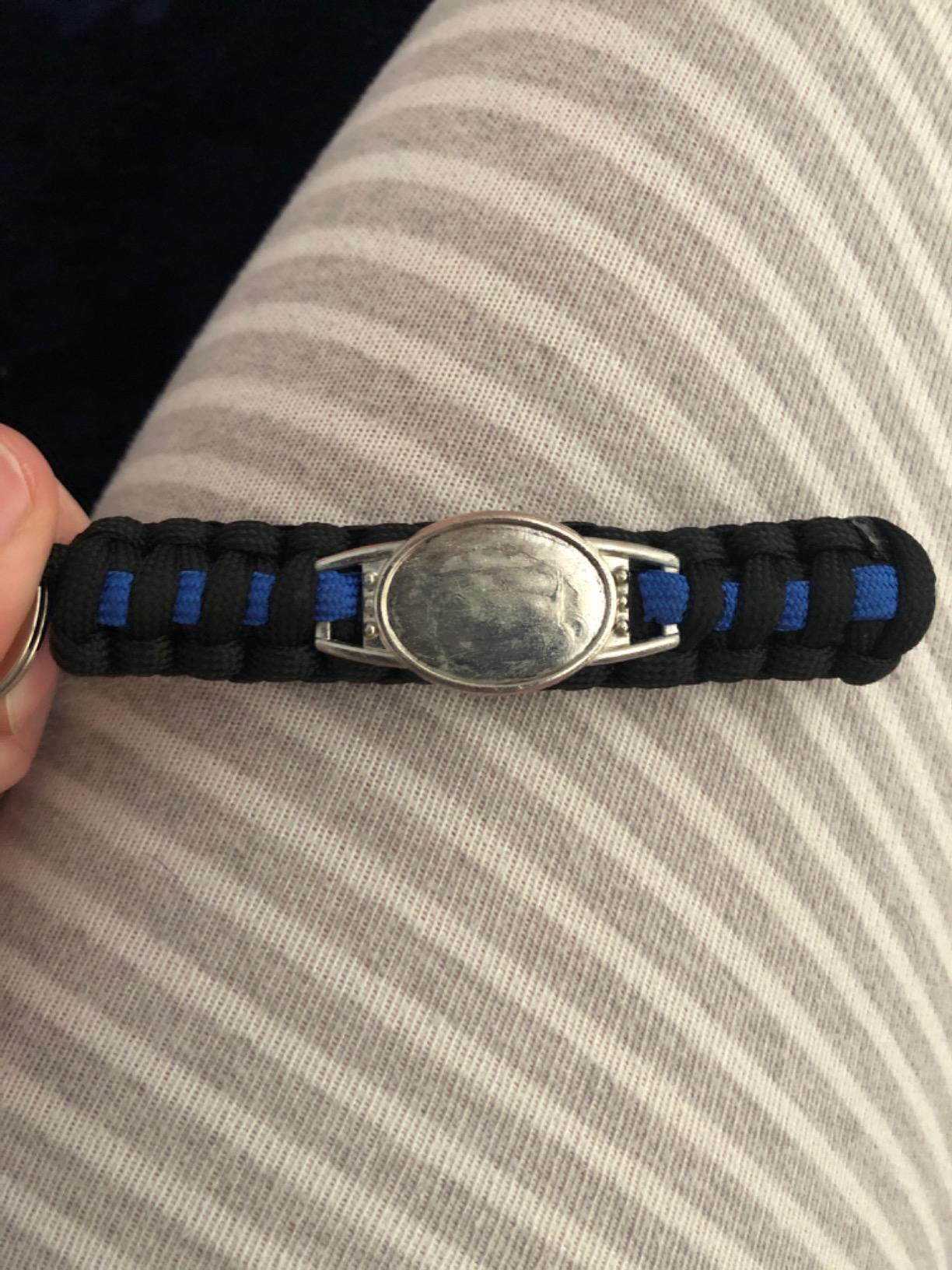 Infinity Collection Keep My Police Officer Safe Keyhcain, Cop Wife Jewelry, Police Wife, Girlfriend, Daughter, Mom Keychain, Gift for Her customer photo 1