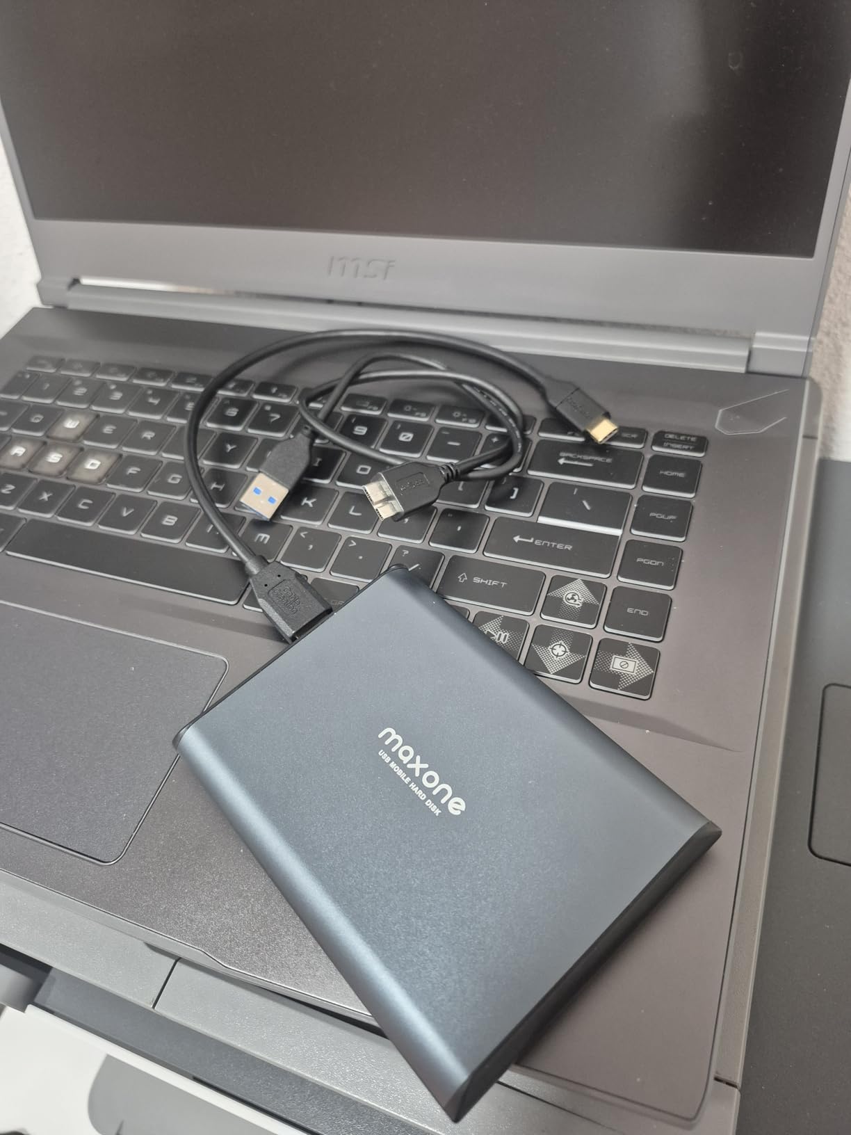 Maxone 1TB Ultra Slim Portable External Hard Drive HDD USB 3.0 Compatible customer photo 2