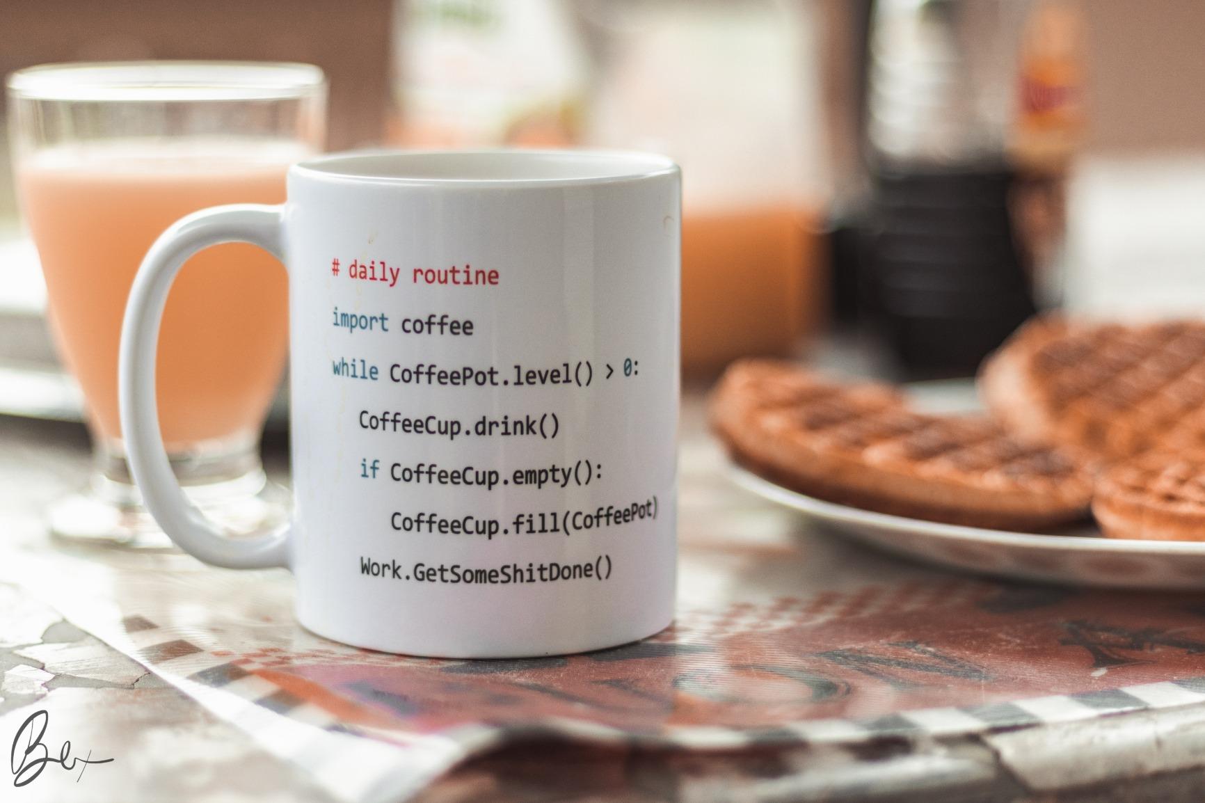 Python Programmer Coffee Mug - Software Developer Gift - Computer Science customer photo 1