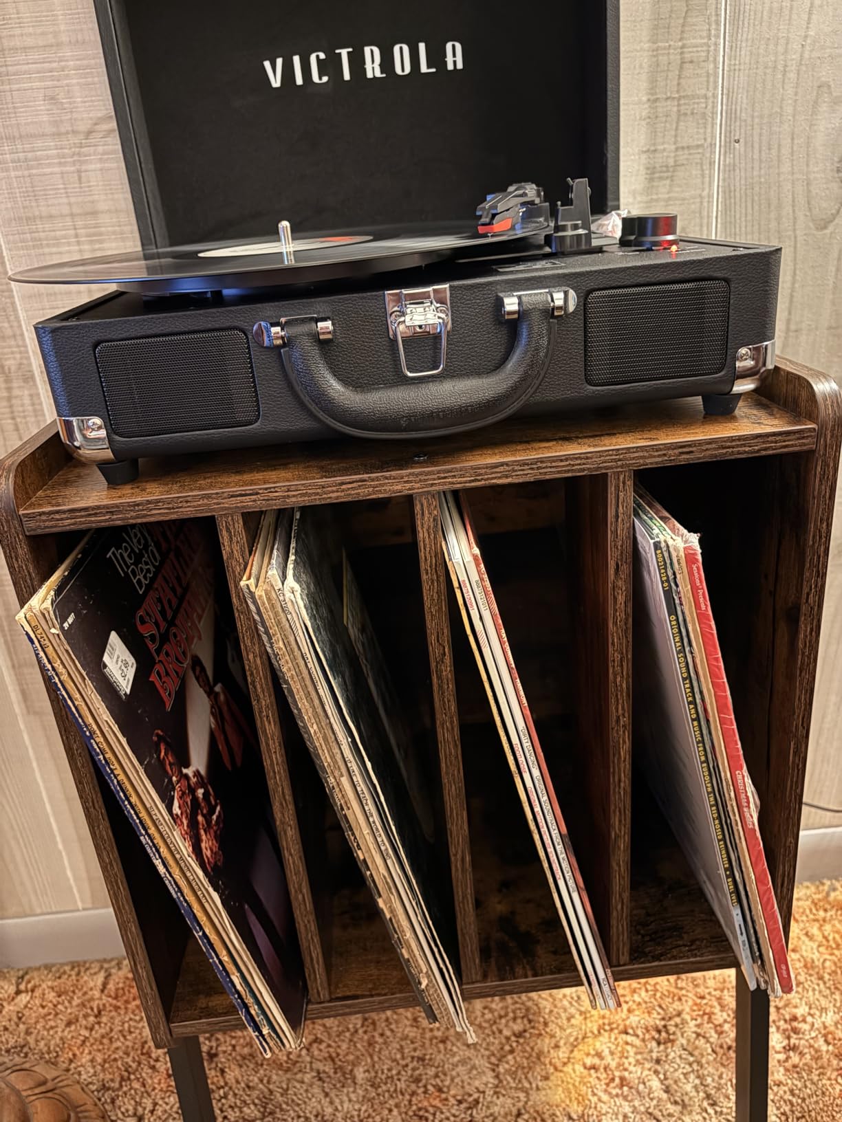 Victrola Journey - Bluetooth Suitcase Record Player - Brown customer photo 1