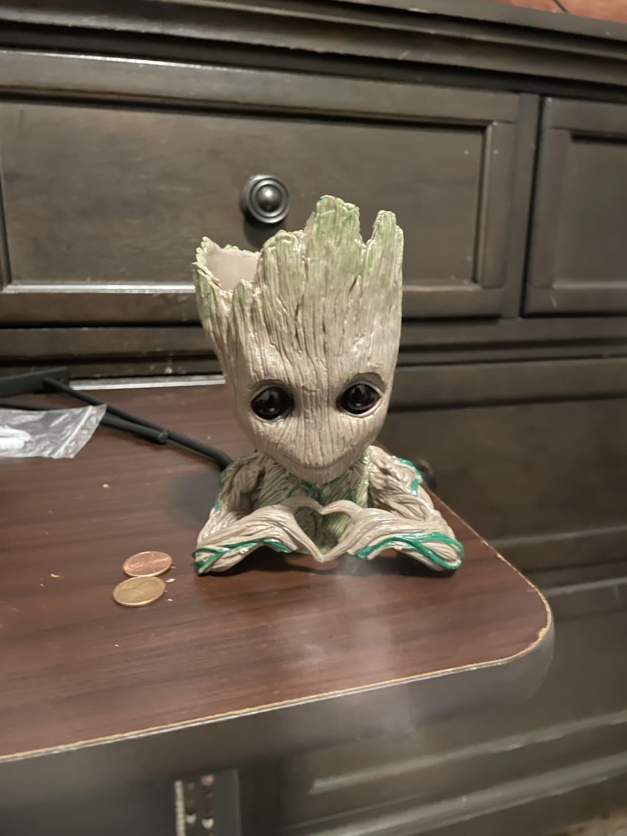 Baby Groot Pens Holder or Groot planter Pot Perfect for Tiny Succulents 6