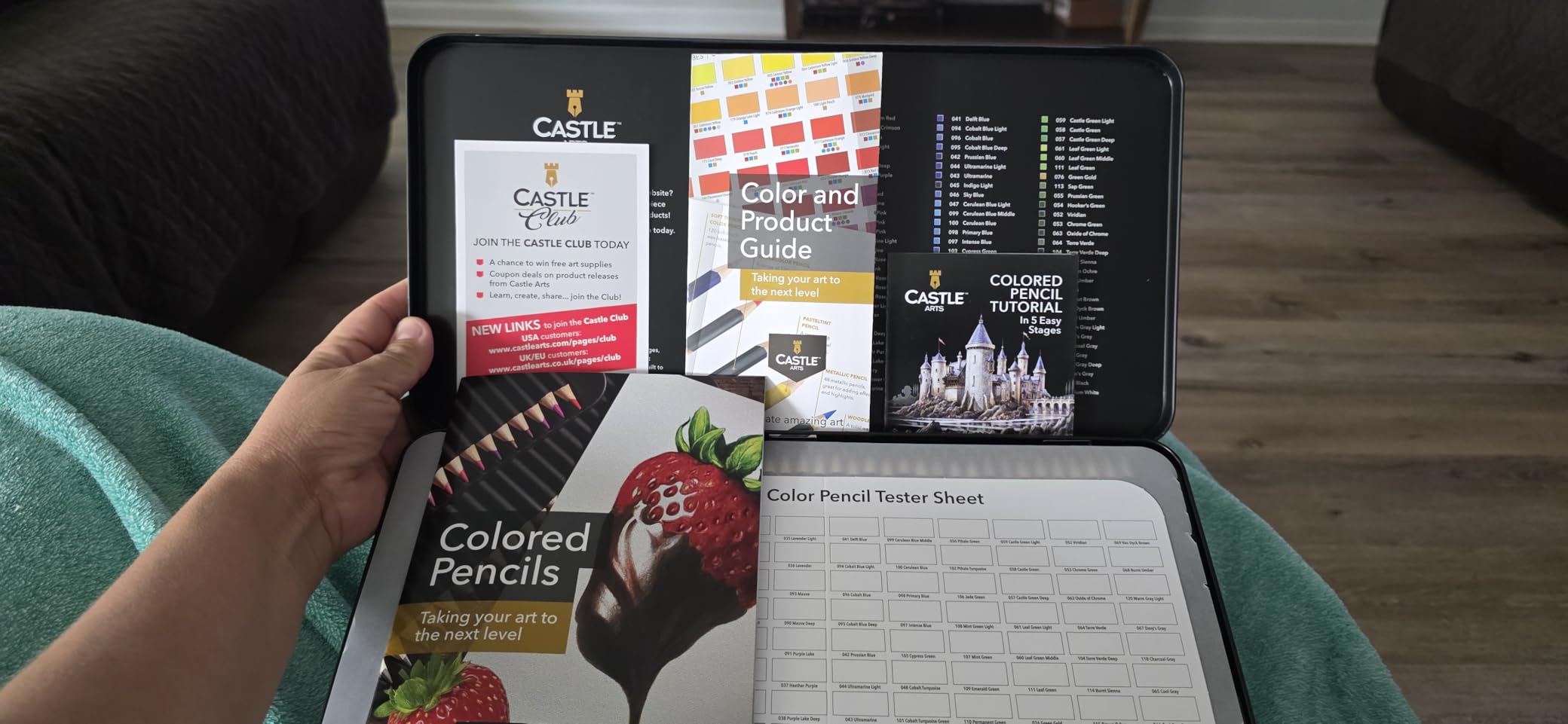 Castle Art Supplies 120 Colored Pencils for Adults - Soft Core Leads customer photo 1