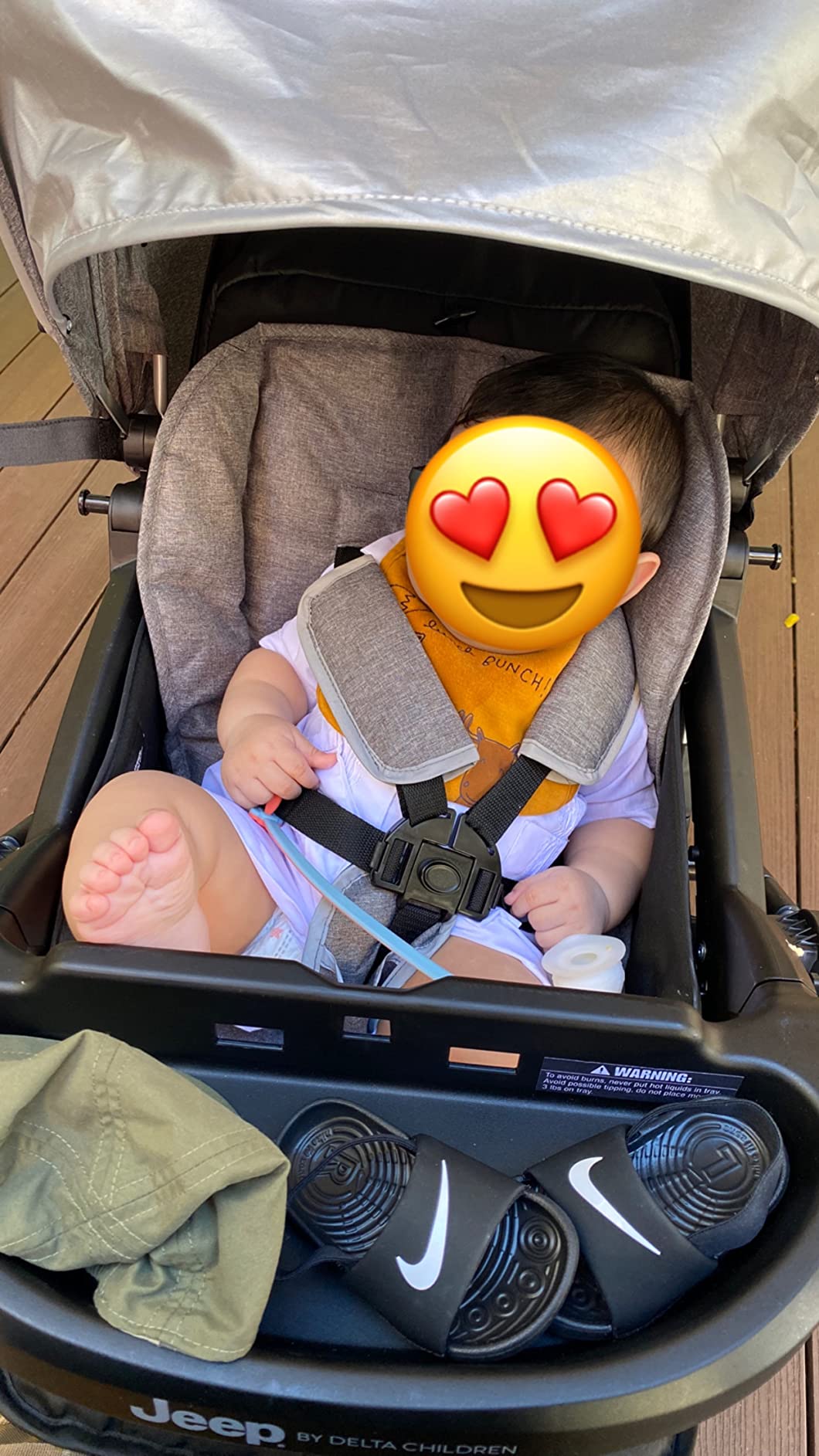 Jeep Unlimited Reversible Handle Stroller, Grey Tweed customer photo 1