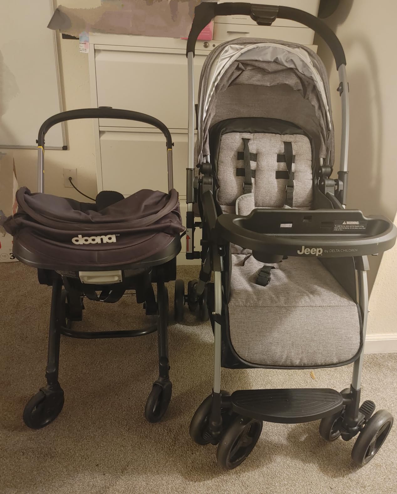 Jeep Unlimited Reversible Handle Stroller, Grey Tweed customer photo 2