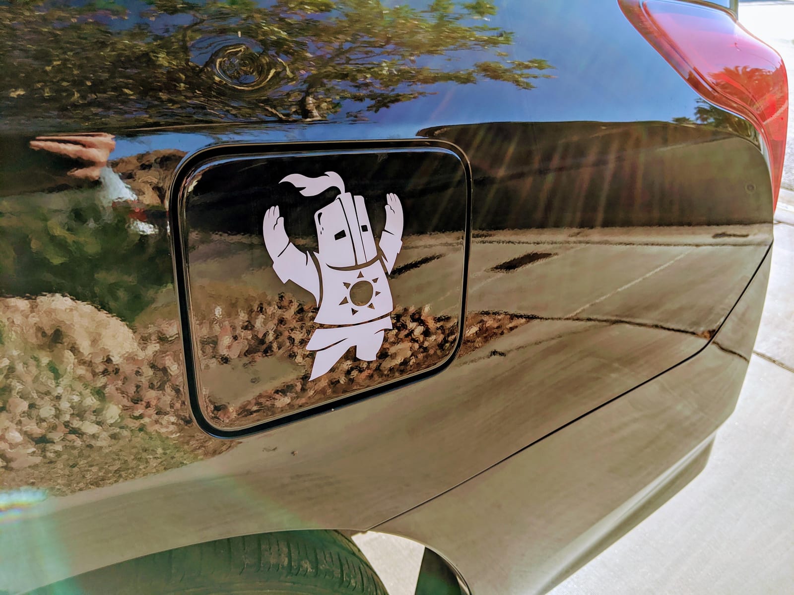 Dark Souls Praise The Sun Decal Vinyl Sticker Auto Car Truck Wall Laptop | White | 3