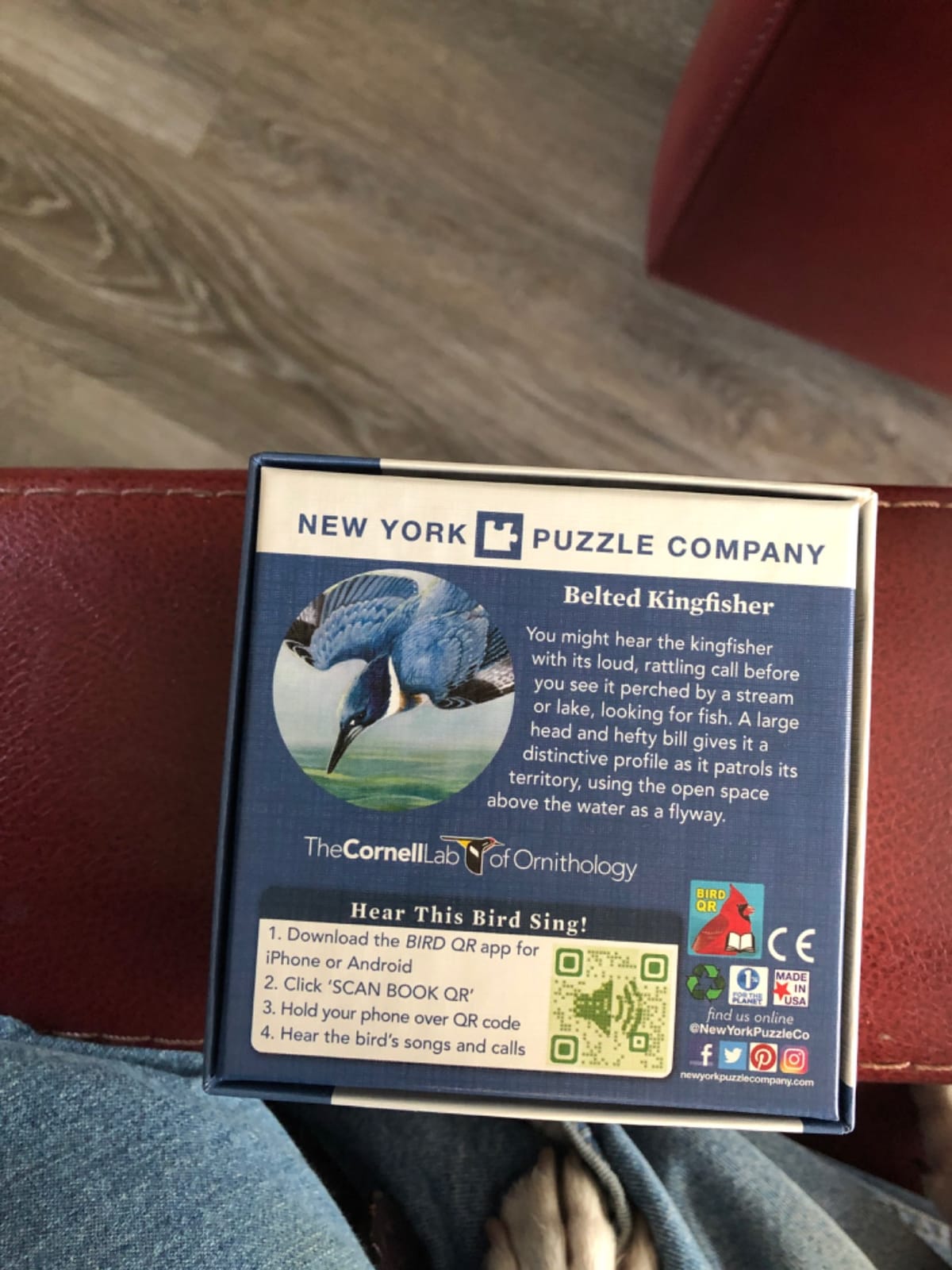 New York Puzzle Company - Cornell Lab Cedar Waxwing Mini - 100 Piece Jigsaw Puzzle for Family Game Nights by Ann-Kathrin Wirth customer photo 2
