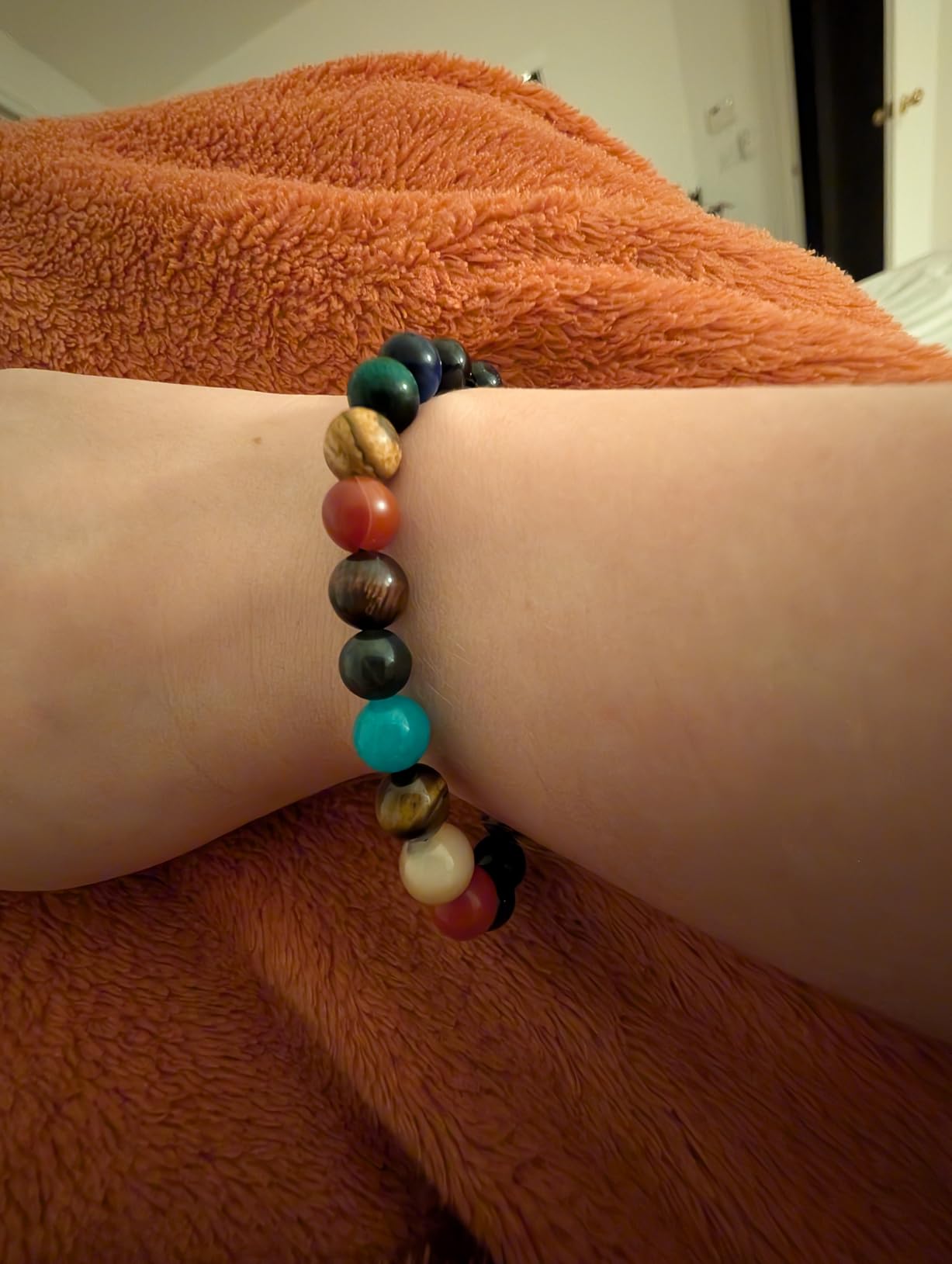 Fesciory Solar System Bracelet for Women, Universe Galaxy Beaded Jewelry customer photo 2