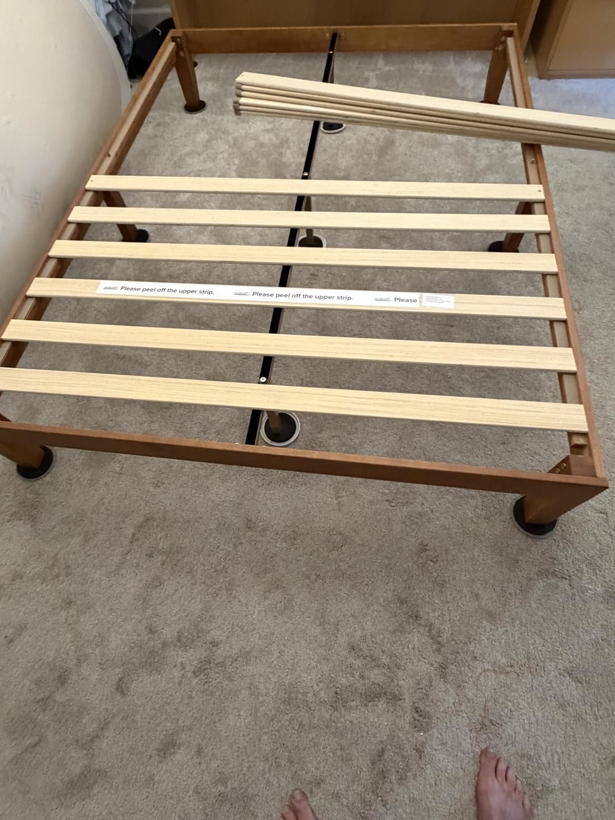 Mellow Naturalista Classic - 12 Inch Solid Wood Platform Bed with Wooden Slats, No Box Spring Needed, Easy Assembly, King, Natural Pine customer photo 2