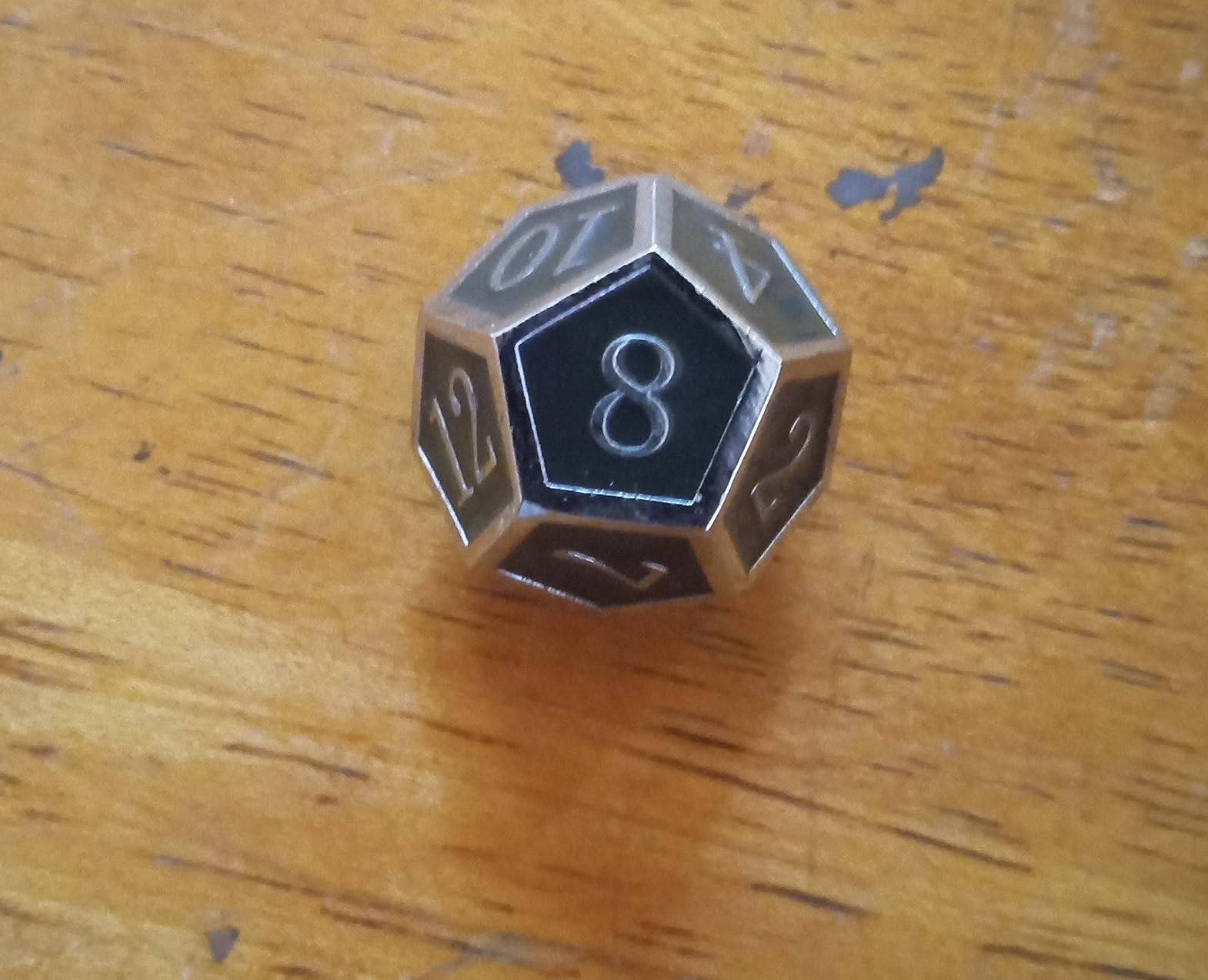 Haxtec Metal DND Dice Set, 7 Pcs Teal Polyhedral Dice for Table Games customer photo 1