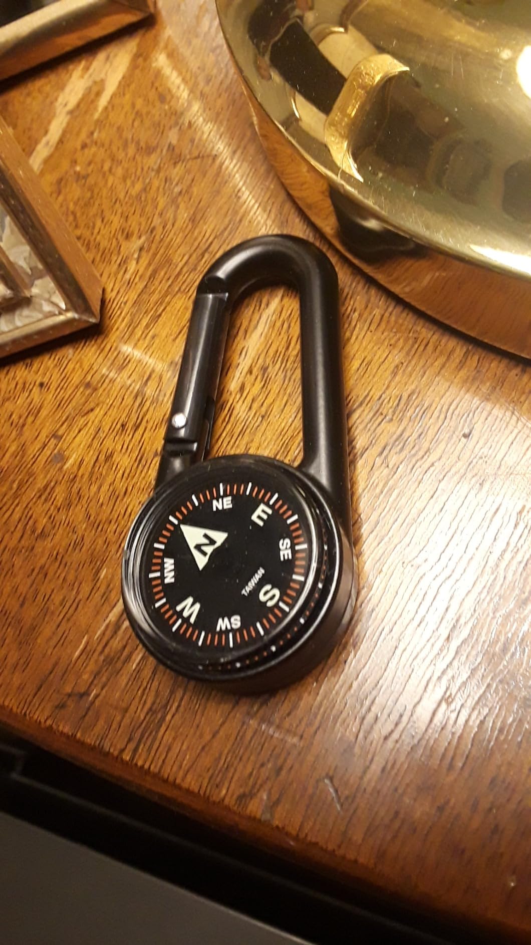 Compass - Carabiner, Liquid-Filled Navigation Tool for Hiking, Camping, Survival & Orienteering customer photo 1