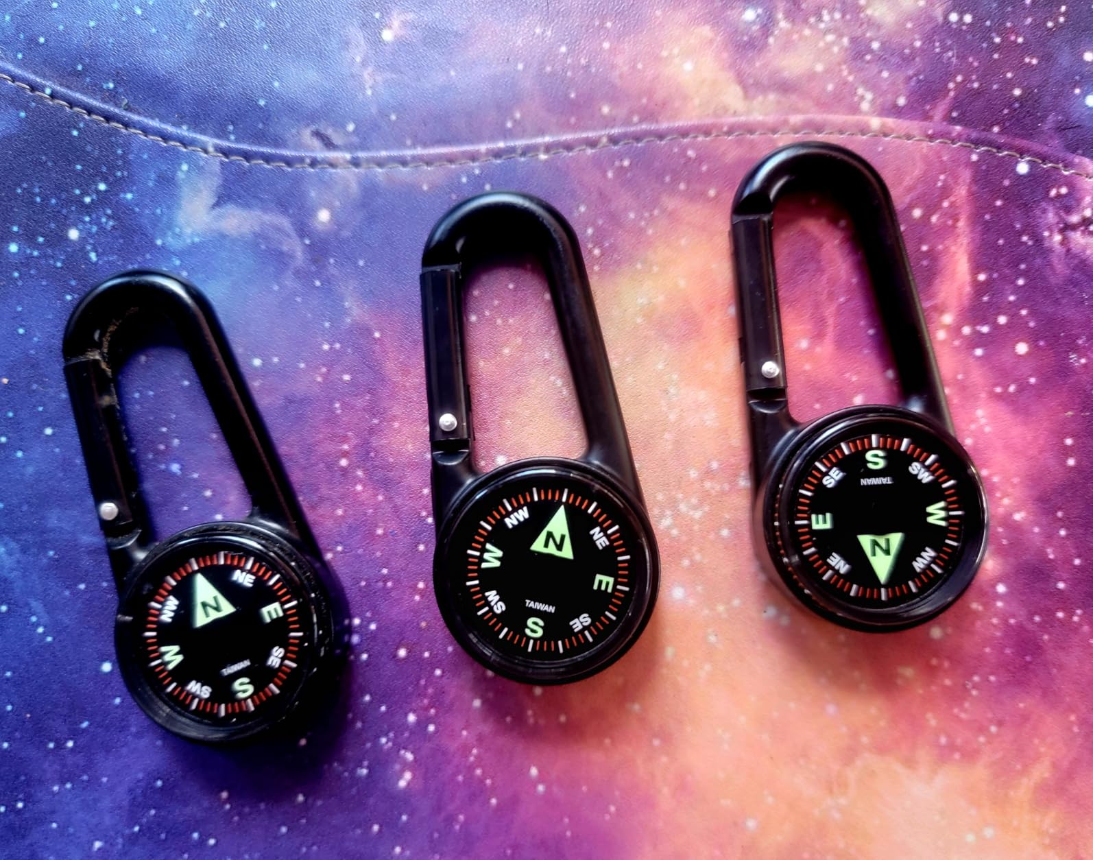 Compass - Carabiner, Liquid-Filled Navigation Tool for Hiking, Camping, Survival & Orienteering customer photo 2