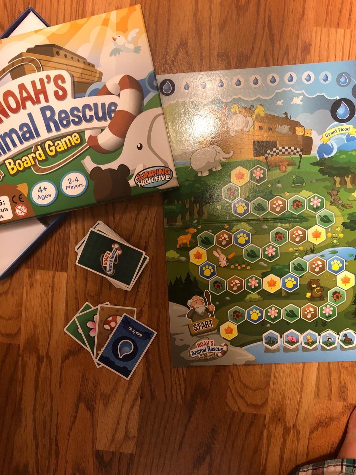 Noah's Animal Rescue Cooperative Bible Board Game for Kids Ages 4 and Up customer photo 2