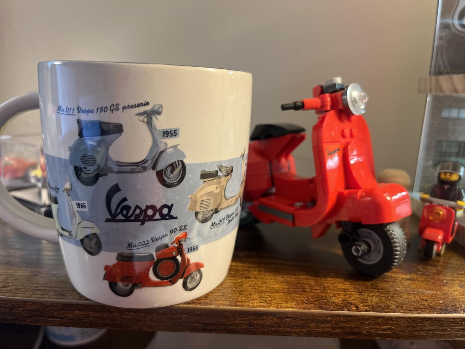 Nostalgic-Art Retro coffee mug, 11.2 oz, Vespa – Model Chart – Gift idea for scooter fans, Official License Product (OLP), ceramic cup, vintage design customer photo 1