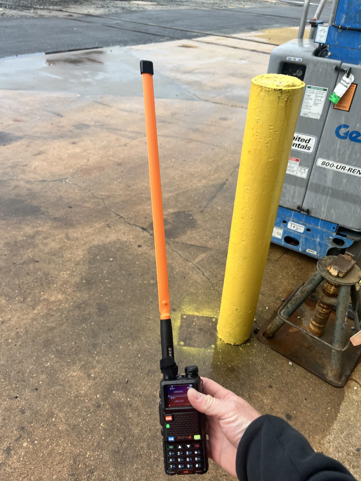 ABBREE SMA-Female Ham Radio Antenna VHF/UHF 18.8-inch 144/430MHz High Gain Foldable CS Tactical Antenna for Baofeng UV-5R BF-F8HP Pro 5RM K5PLUS GM21 UV-5G Plus Quansheng K6 UVK5(8) Radio Accessories customer photo 1
