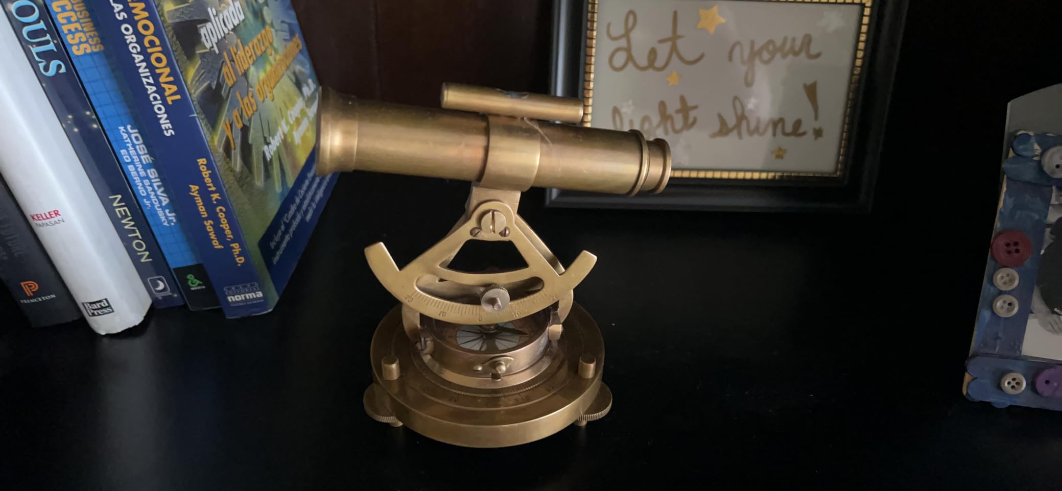 Brass Alidade Decorative Telescope 4