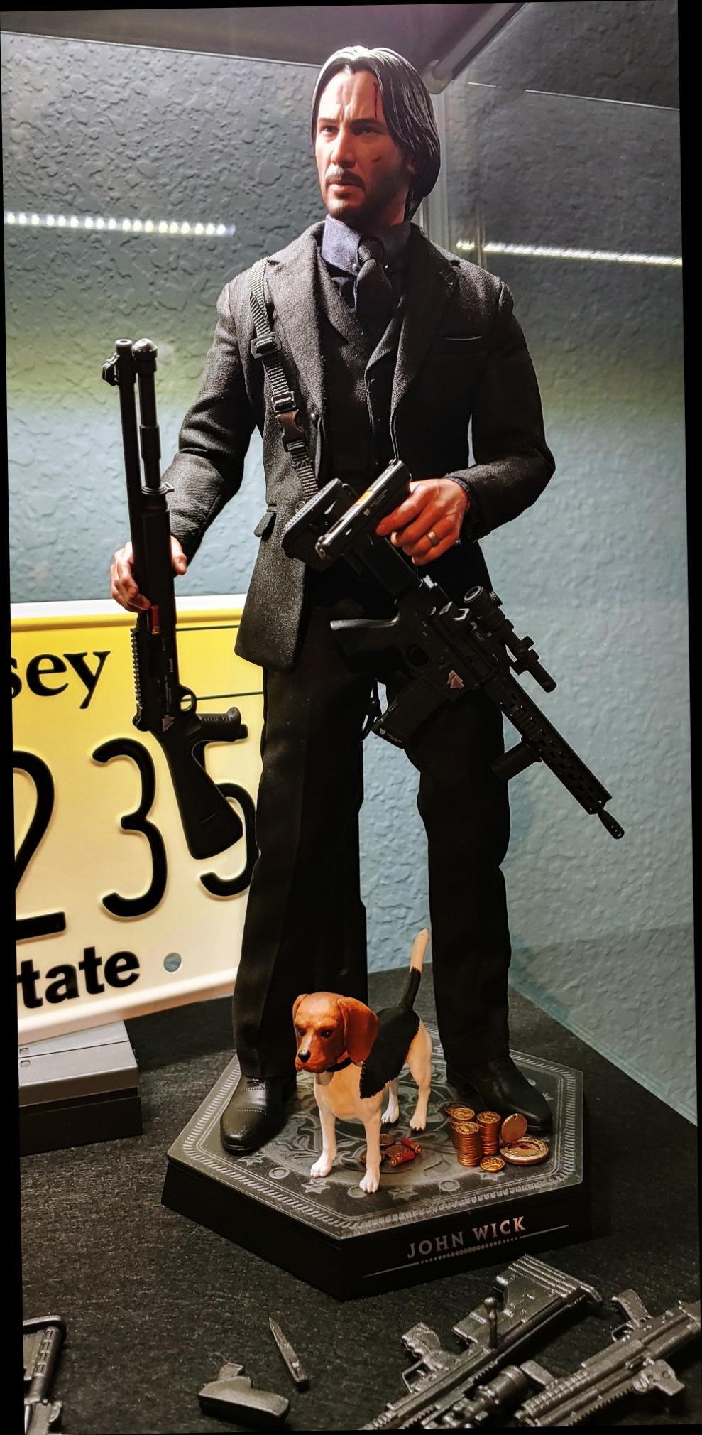 John Wick Select Action Figure, Black | John Wick Select 7 Inch Action Figure - John Wick & Dog customer photo 1