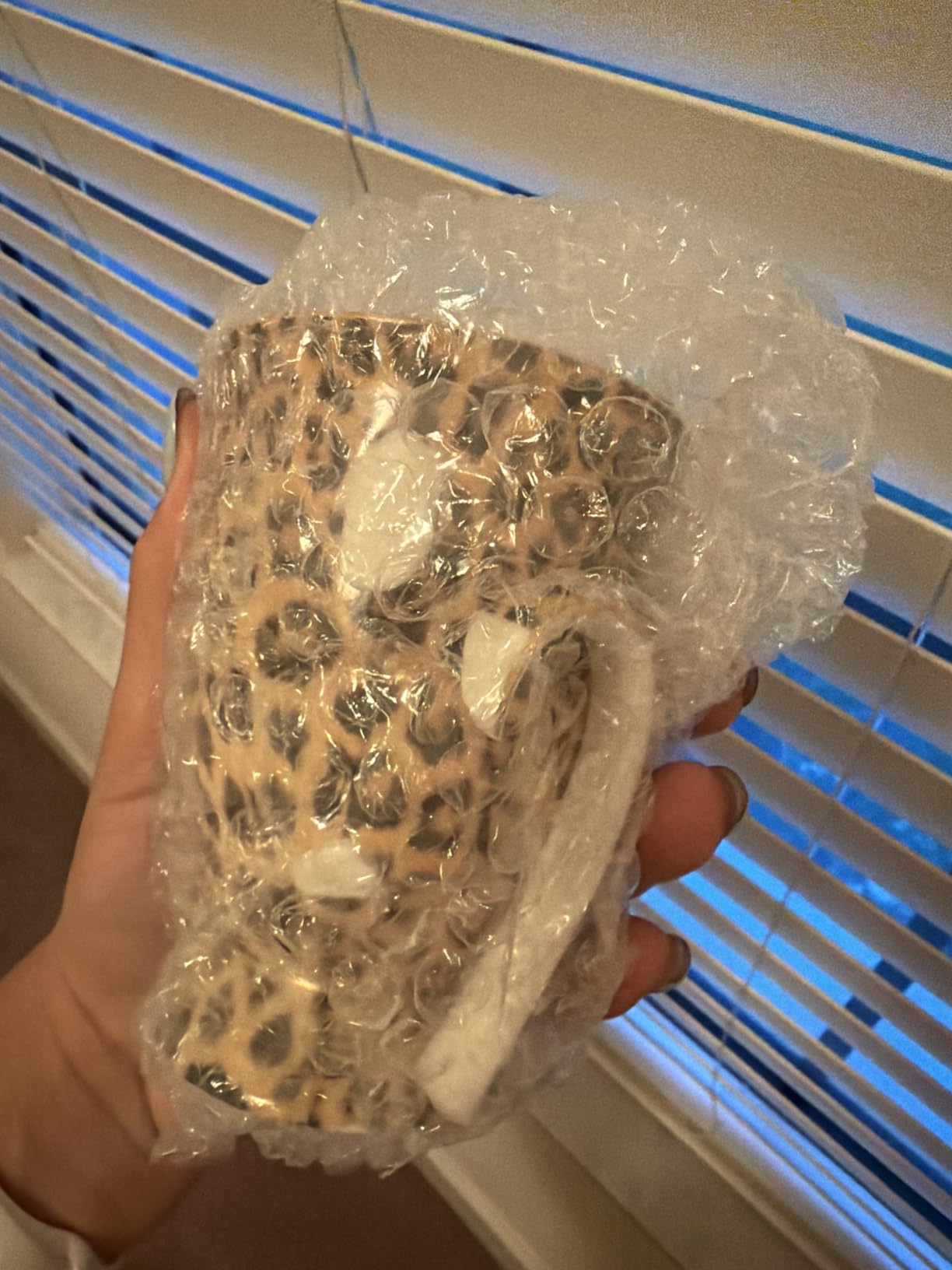 Novelty Ceramic Tea Cup, 9oz (Leopard Print) customer photo 2