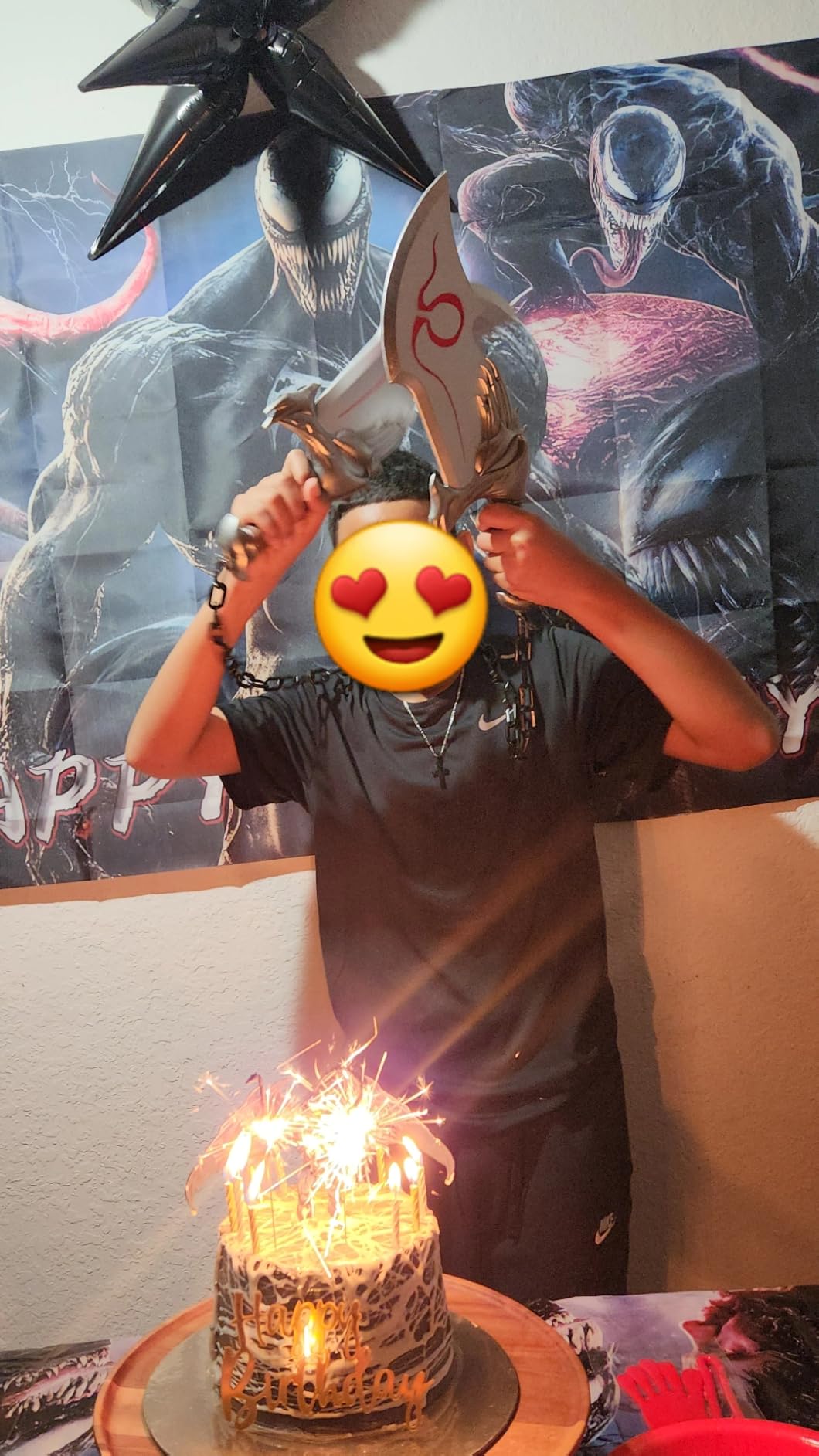 God of War Swords Kratos Blades of Chaos High Density Foam 1:1 Scale Props Silver customer photo 1