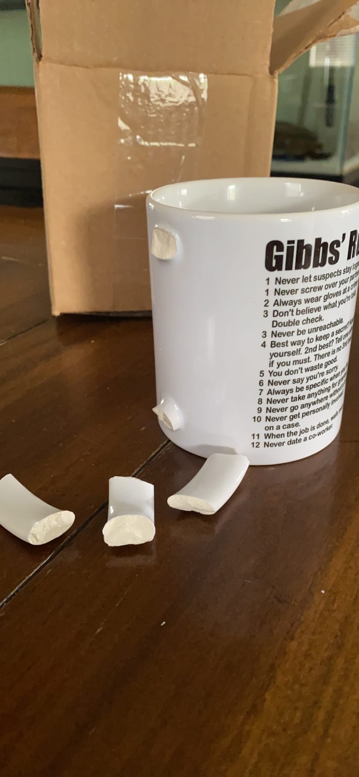 CJ Artisans NCIS Gibbs' Rules Coffee Mug (All 38 Rules) customer photo 1