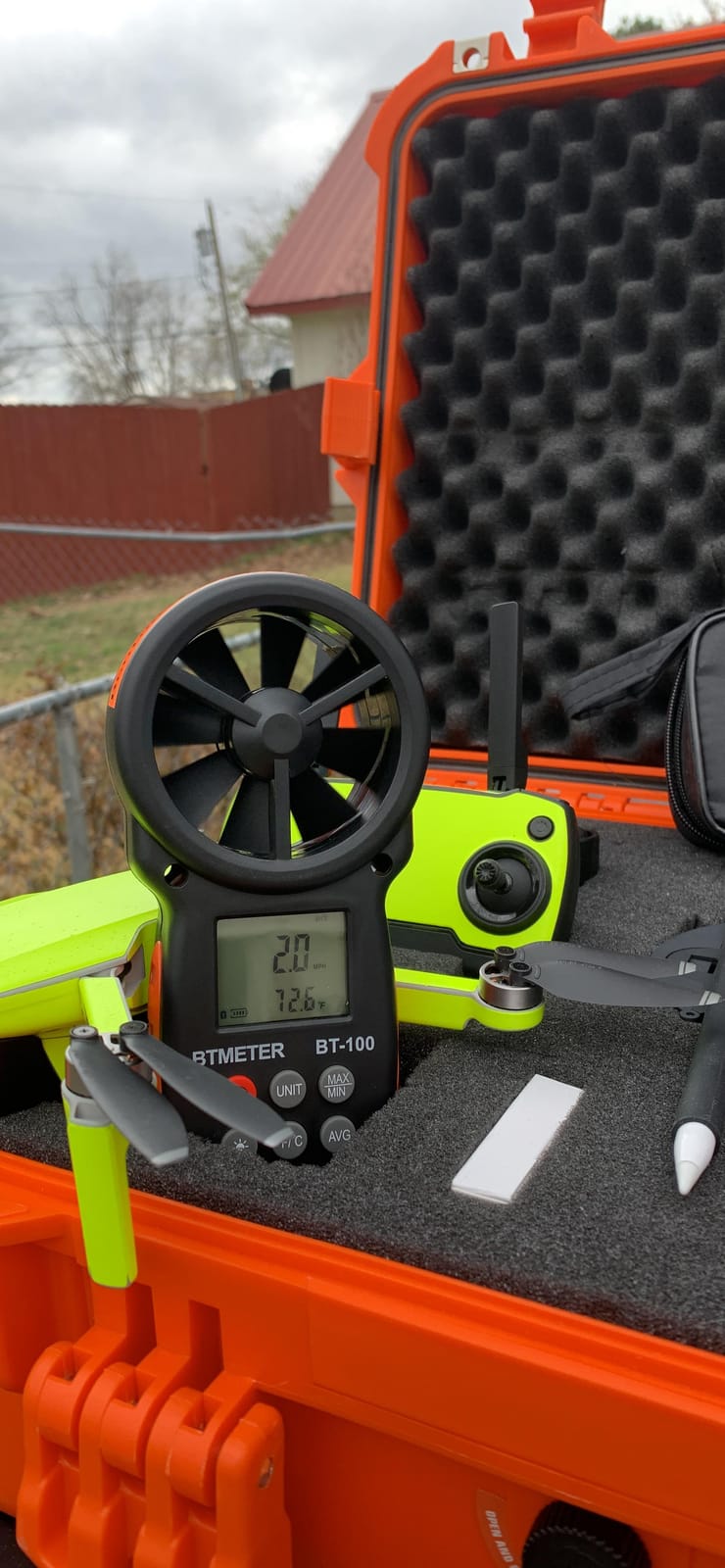 BTMETER BT-100 Handheld Anemometer, Digital Wind Speed CFM Meter Gauge Air Flow Velocity Tester for HVAC Shooting Drone, Wind Chill, 14°F-113°F Wind Temperature customer photo 1