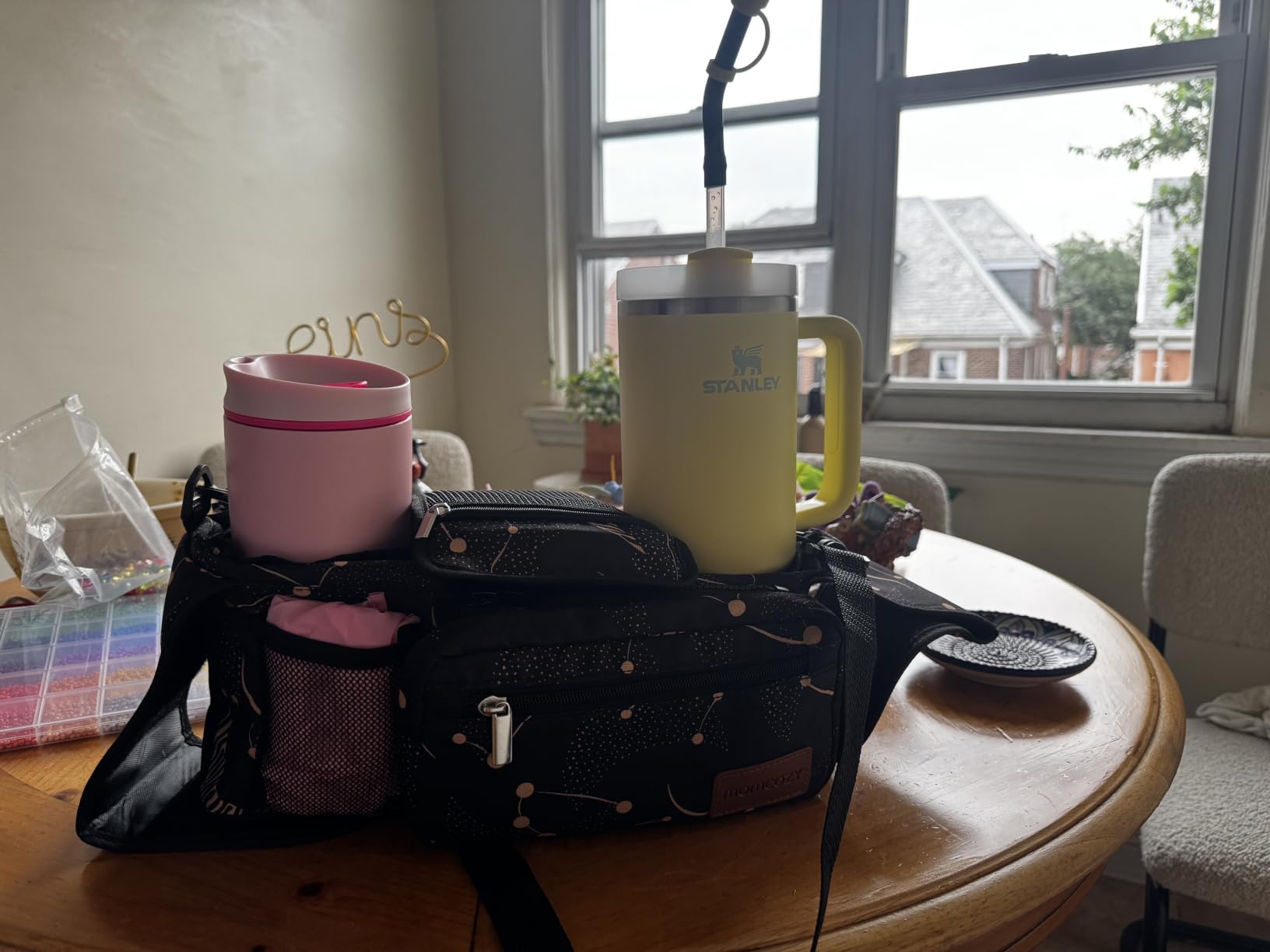 Momcozy Universal Stroller Organizer with Insulated Cup Holder customer photo 1