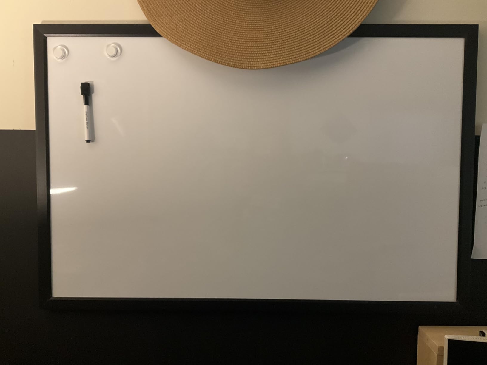 Amazon Basics Magnetic Dry Erase Whiteboard, 35