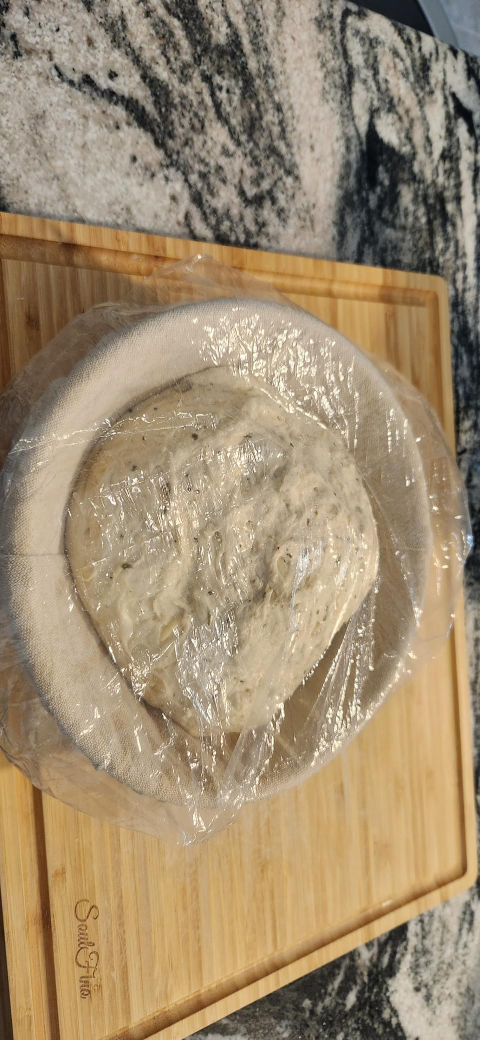 DOYOLLA Bread Proofing Baskets Set of 2 8.5 inch Round Dough Proofing Bowls and Liners Perfect Home Sourdough Bread Baking supplies customer photo 2