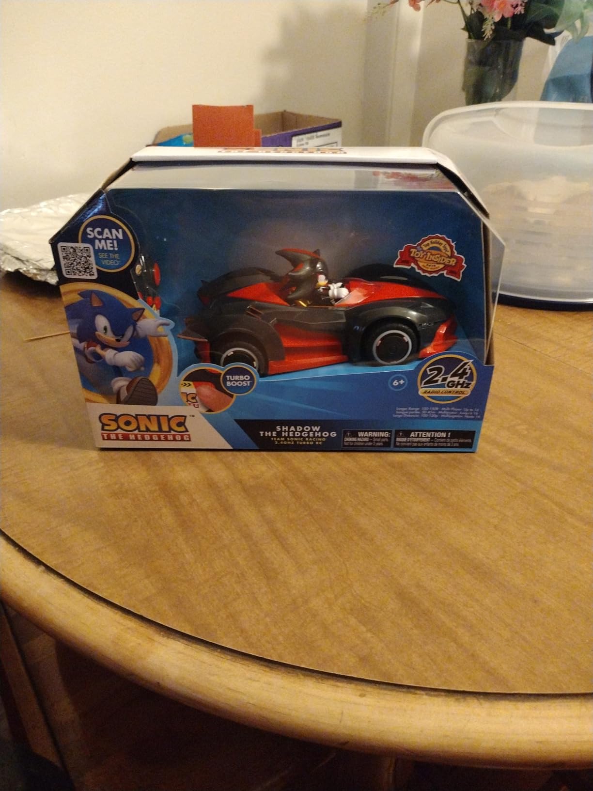 NKOK Sonic the Hedgehog RC Car 2.4GHz with Turbo Boost, Ages 6+ | Team Sonic Racing 601 radio control car - working lights, rubber tires, adjustable front wheel alignment, officially licensed customer photo 1