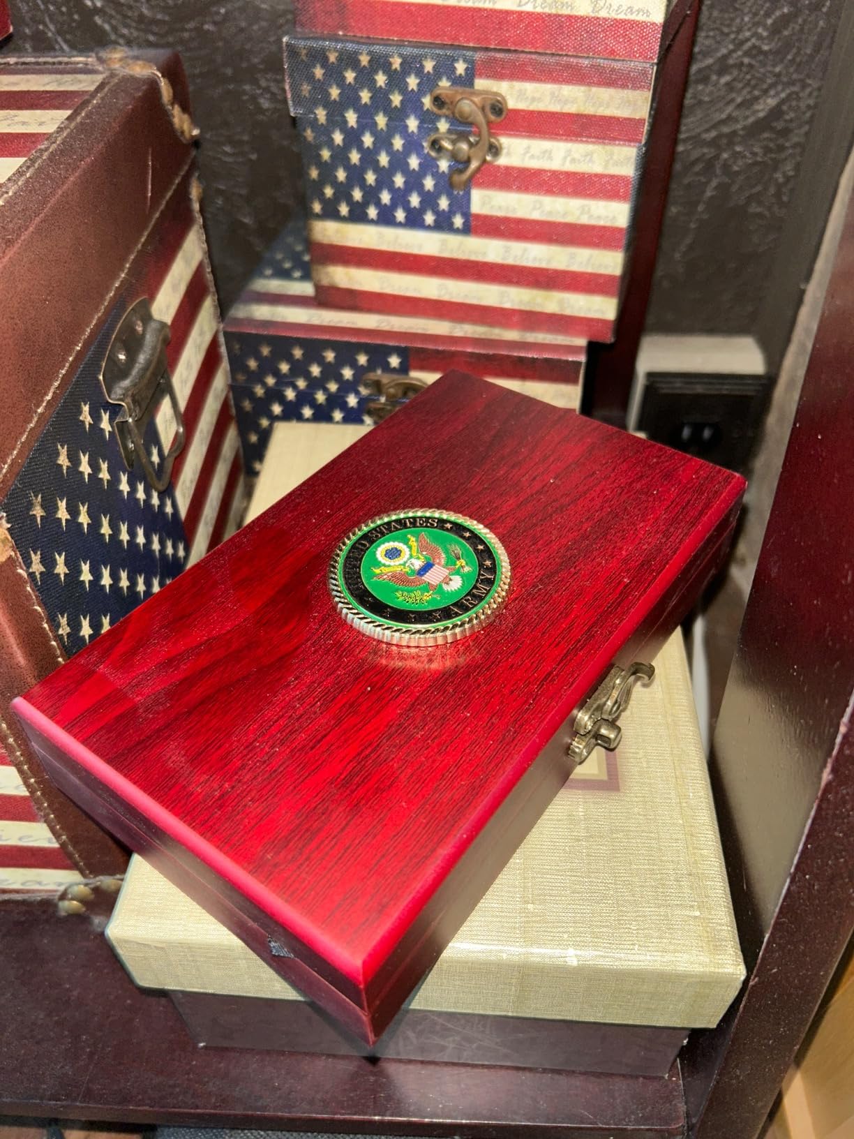 US Army Gift Set | Playing Cards & Dice | Army Rank Insignia Cards | US Army Gifts | Disabled Veteran Owned Business | Army Card & Dice Set customer photo 2