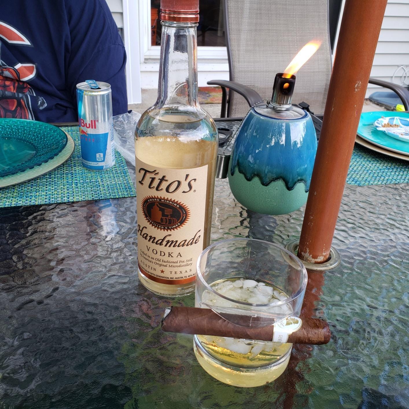 Godinger Cigar Whiskey Glass with Cigar Holder, Bourbon Gifts for Men, 12oz customer photo 1