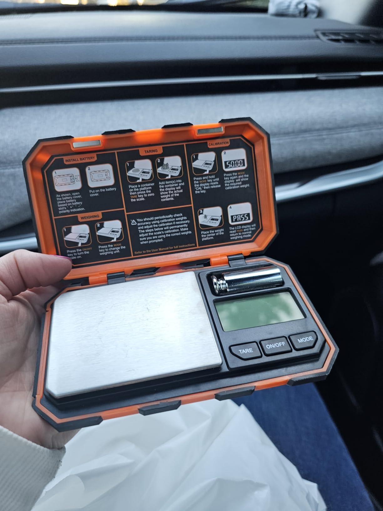 Fuzion Digital Pocket Gram Scale, 200g x 0.01g Jewelry Scale High Precision customer photo 2