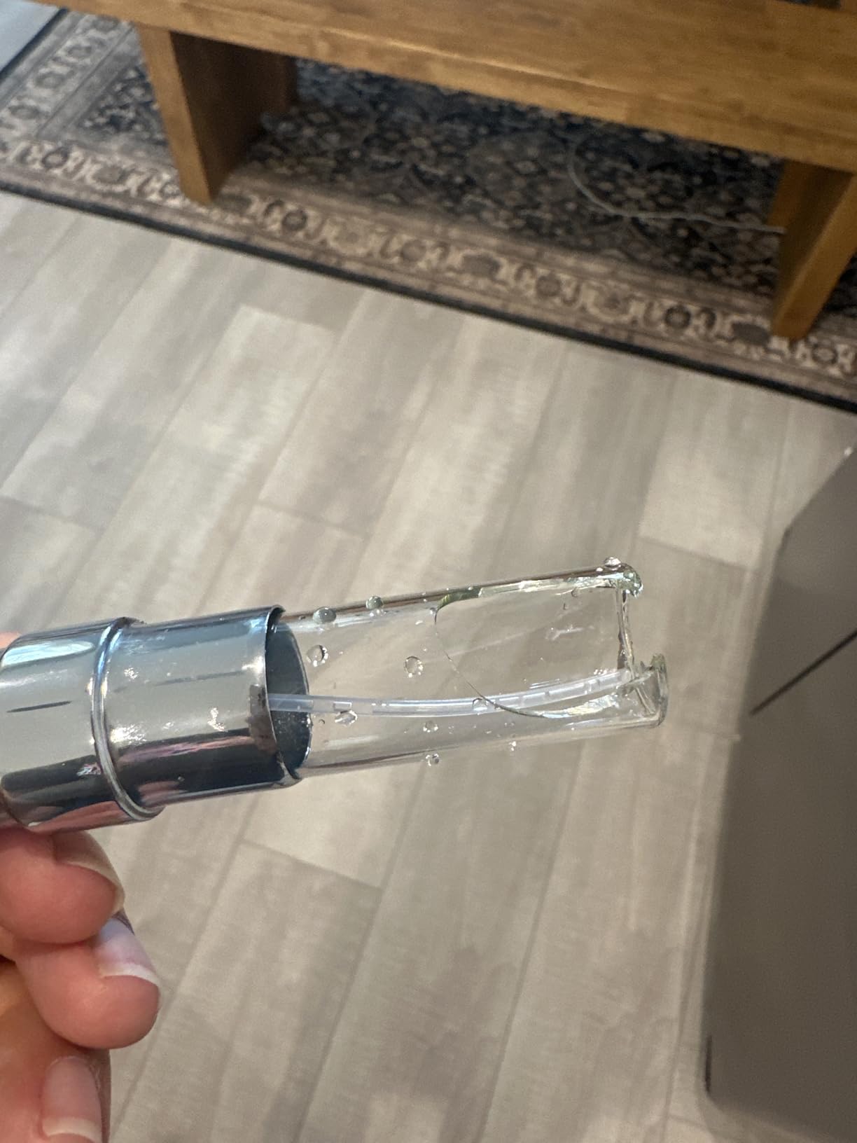 True Martini Atomizer Bar Mister – Spray Bottle for Gin & Vodka Martinis, Refillable Vermouth Spritzer for Bitters and Absinthe, Travel Perfume & Essential Oils Sprayer, Glass Canister with Funnel customer photo 1