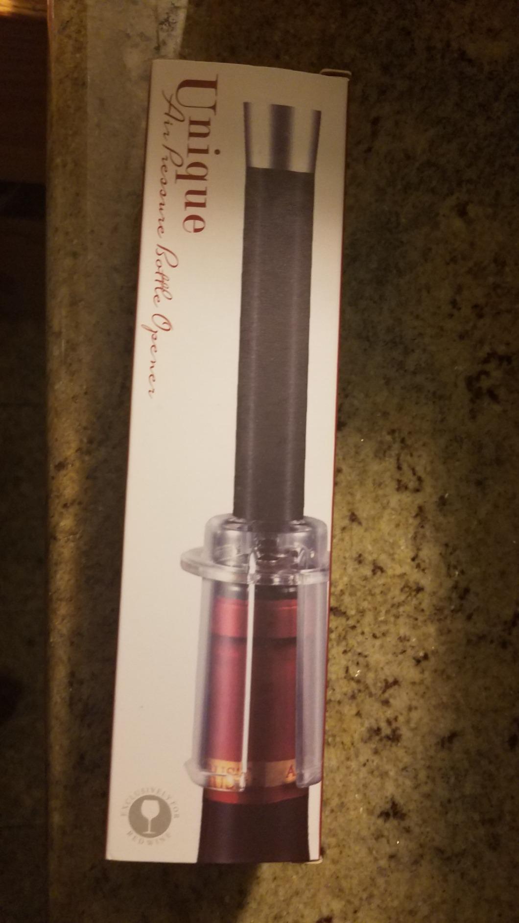 Air Pressure Pump Bottle Opener With Foil Cutter,Aerator Pourer,Vacuum Stopper(4PCS),Simple Cork Remover,Efficient Corkscrew Bottle Opener,Great For Wine Lovers,Perfect Wine Gift. customer photo 2