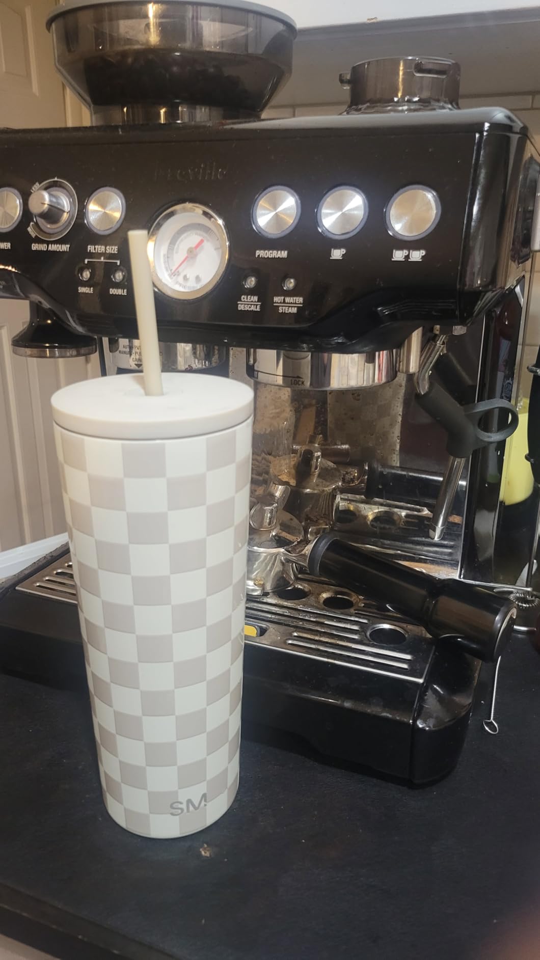 Simple Modern Iced Coffee Tumbler, Insulated | 28oz | Black customer photo 1
