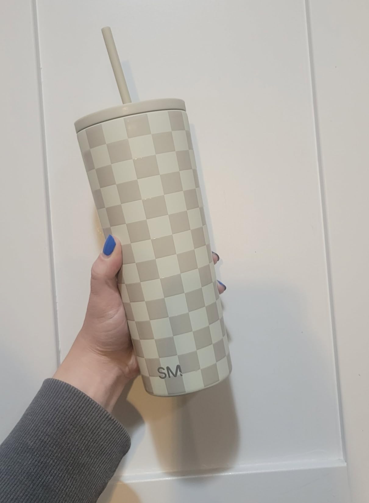 Simple Modern Iced Coffee Tumbler, Insulated | 28oz | Black customer photo 2