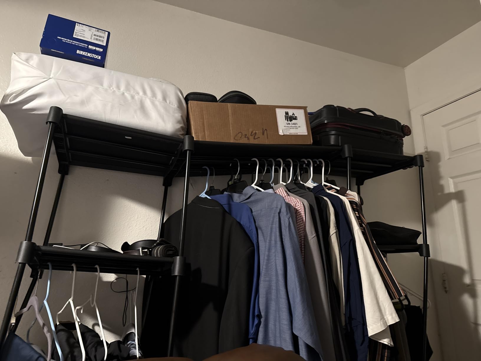 SONGMICS Portable Closet, Freestanding Closet Organizer, Clothes Rack customer photo 1
