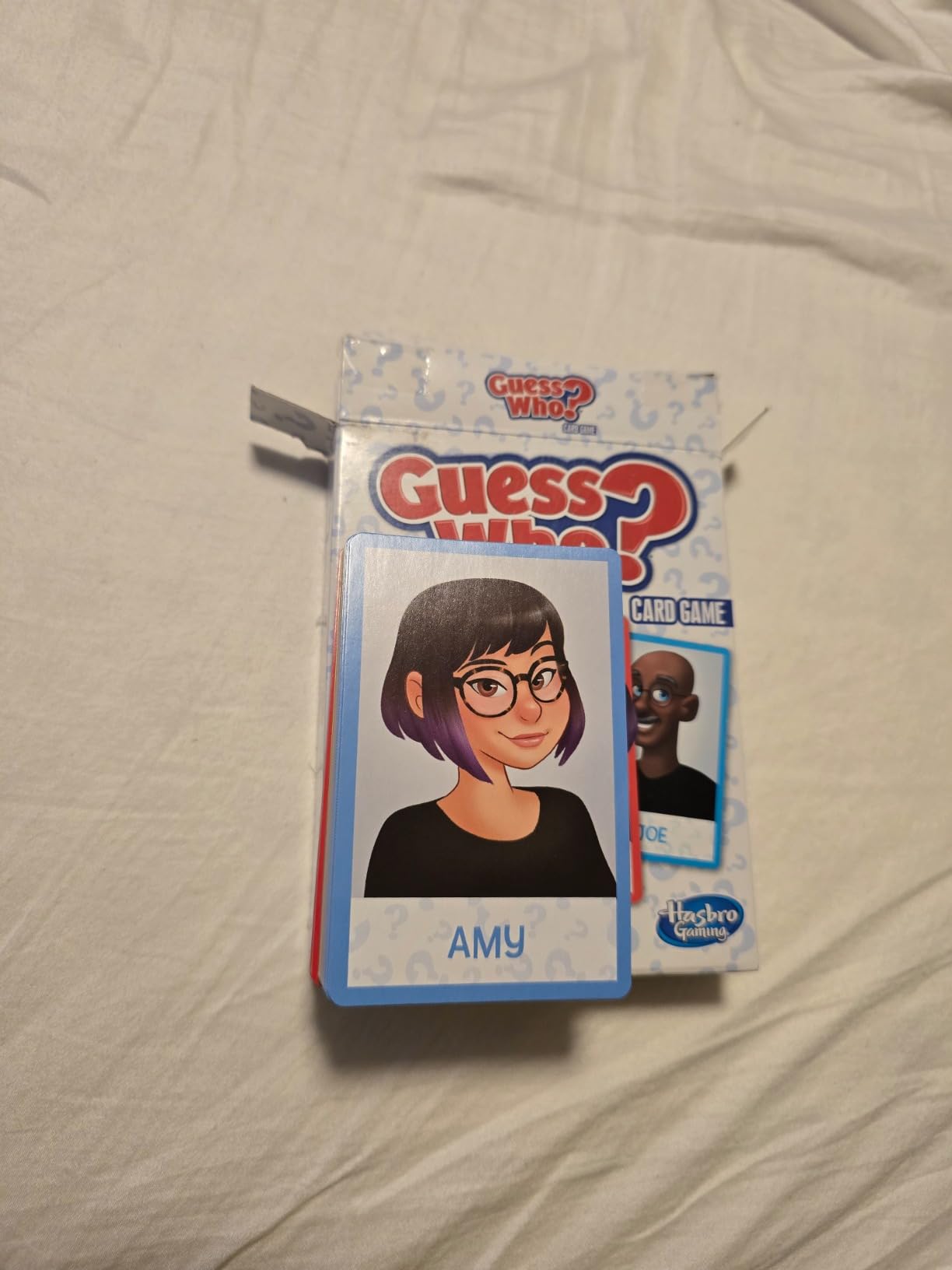 Hasbro Gaming Guess Who? Card Game for Kids, 2 Player Guessing Game, Fun Summer Activities, Vacation Travel Essentials, Ages 5+ customer photo 2