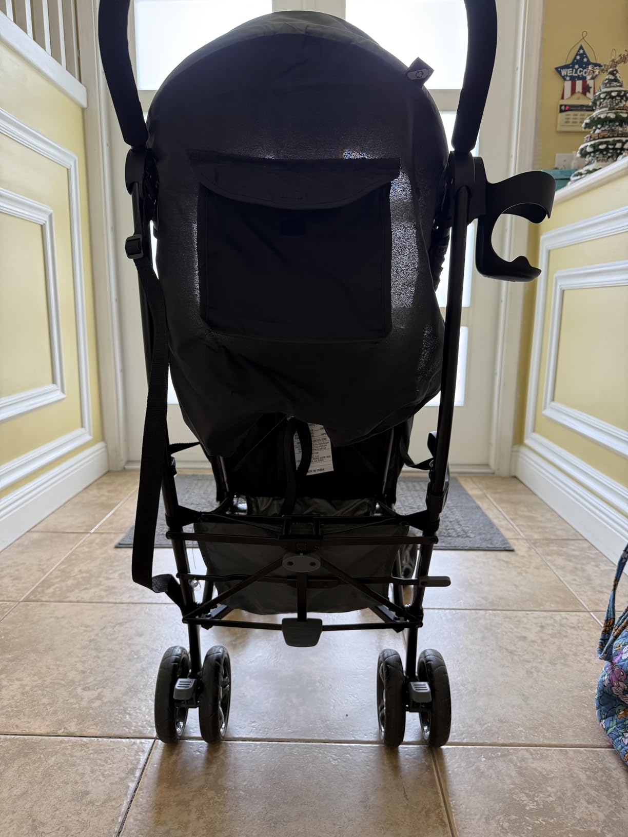 3Dlite Convenience Stroller,Jet Black–Lightweight Stroller with Aluminum Frame,Large Seat Area, 4 Position Recline, Extra Large Storage Basket– Infant Stroller for Travel&More customer photo 2