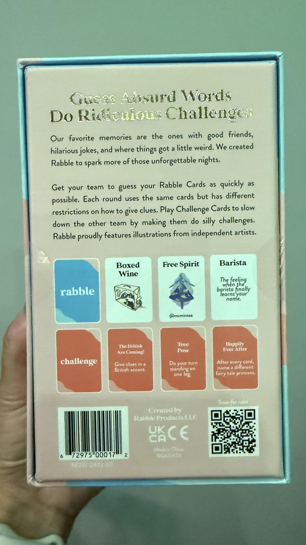 Rabble - A Party Game that Keeps You Guessing | 4-20+ Players, Party Games for Adults, Teens, Family, Friends, Large Group, Game Night, Bachelorette Party, Adult Party Games customer photo 2