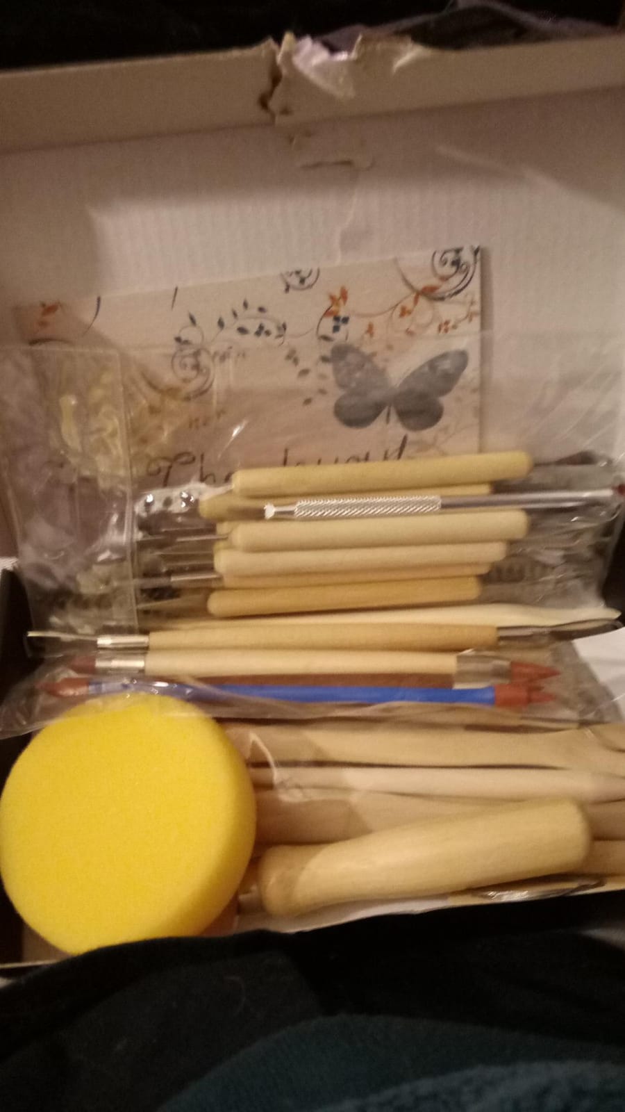 Pottery Sculpting Tools 32PCS Ceramic Clay Carving Tools Set for Crafts Polymer Clay Club,Dotting,Modeling,Shaping Trimming,Hobbyists,Artists customer photo 1