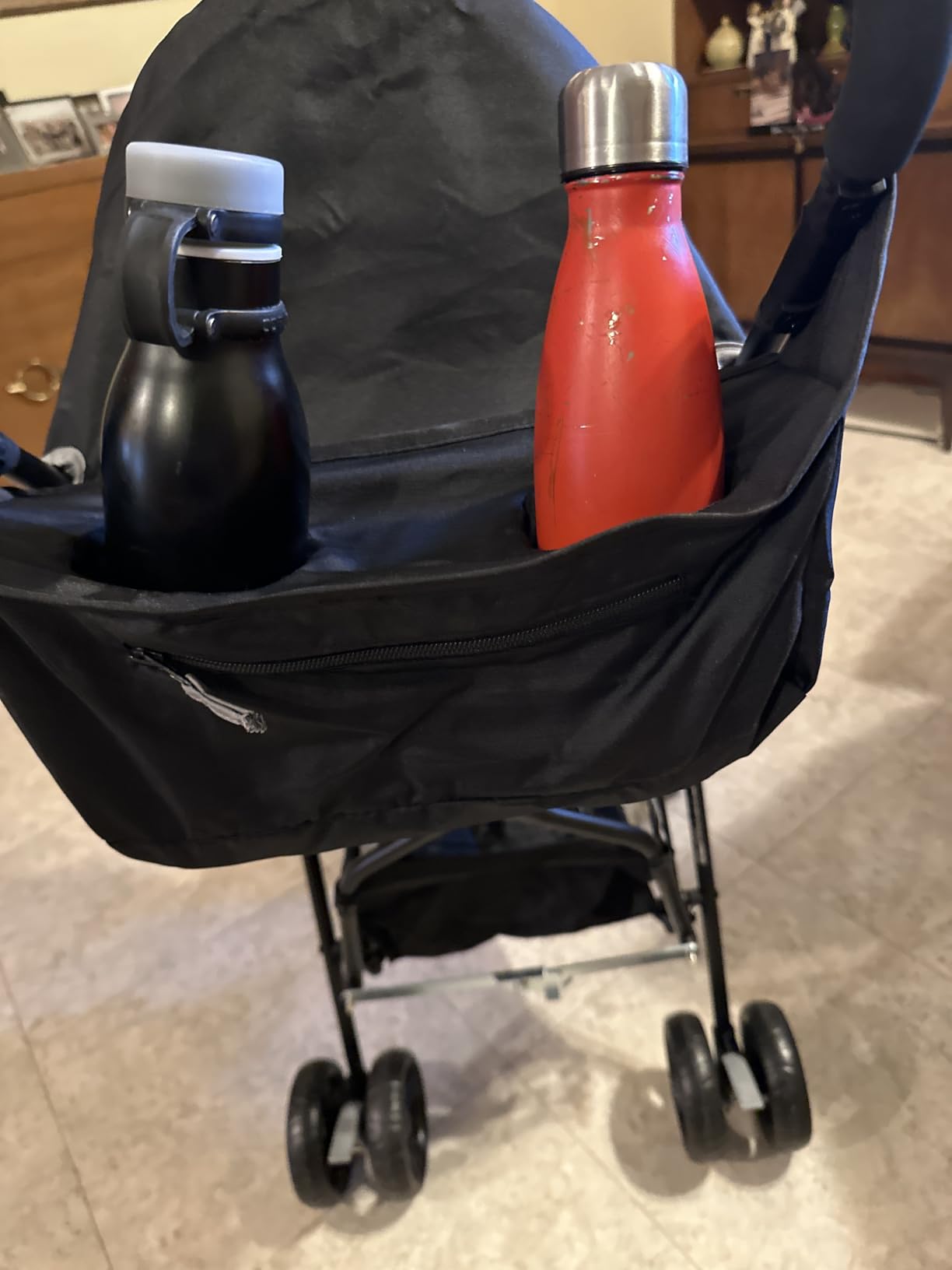 Ingenuity 3D Mini Convenience Stroller – Lightweight Stroller with Compact Fold, Multi-Position Recline, Canopy with Pop Out Sun Visor and More – Umbrella Stroller for Travel and More, Gray customer photo 2