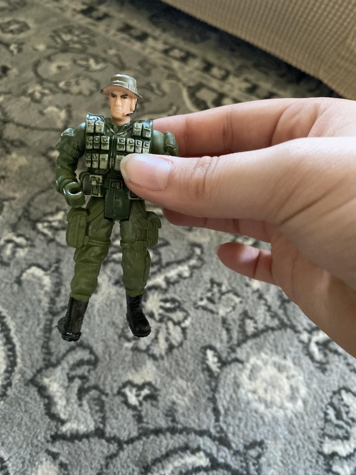 Mr.River US Army Men and SWAT Team Toy Soldiers Action Figures with Military Weapons Accessories for Kids Boys Girls,12Pcs customer photo 2