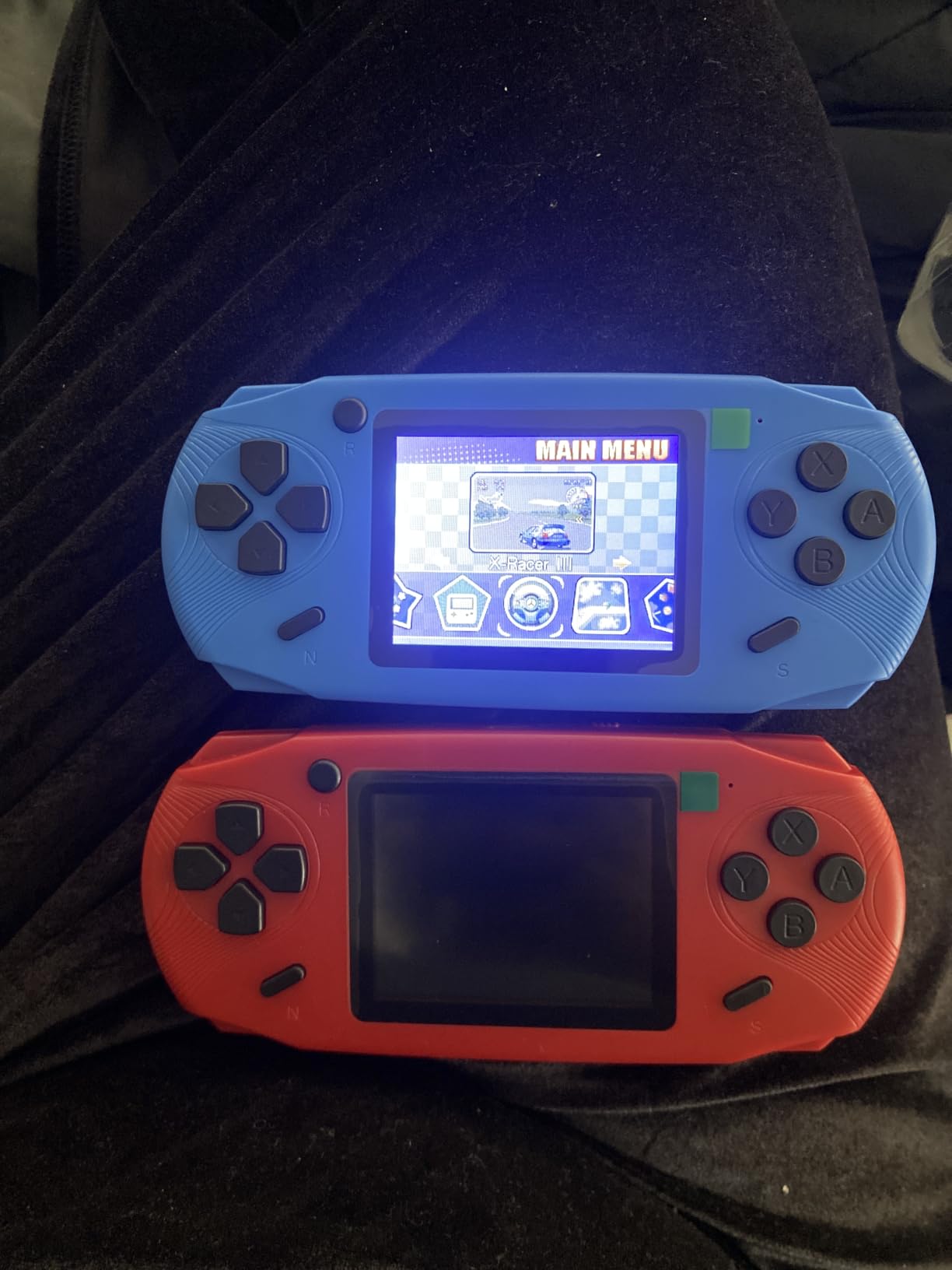 Beijue 16 Bit Handheld Games for Kids Preloaded 220 Retro Video Games, Blue customer photo 2