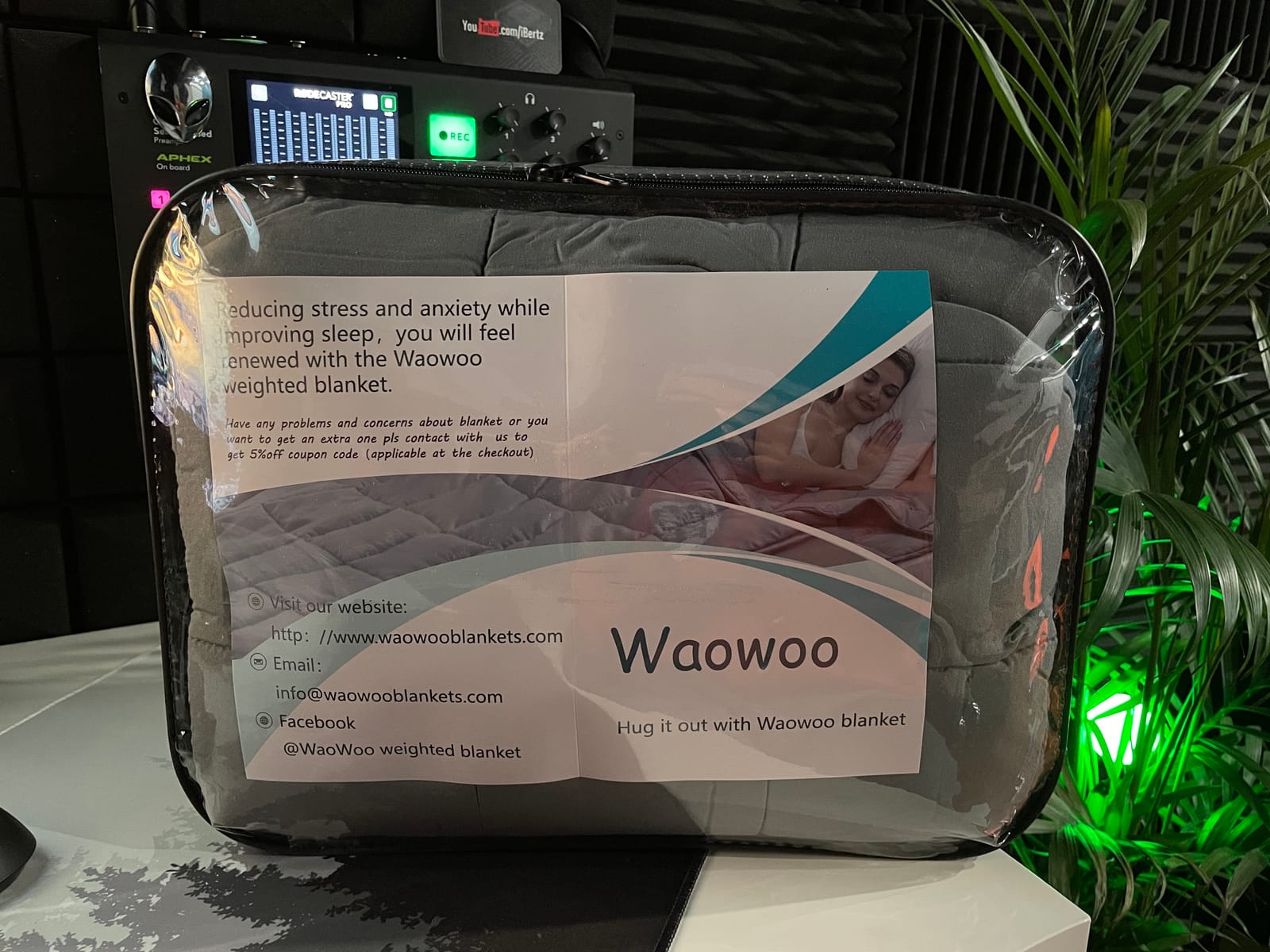 Waowoo Adult Weighted Blanket Queen Size (15lbs 60