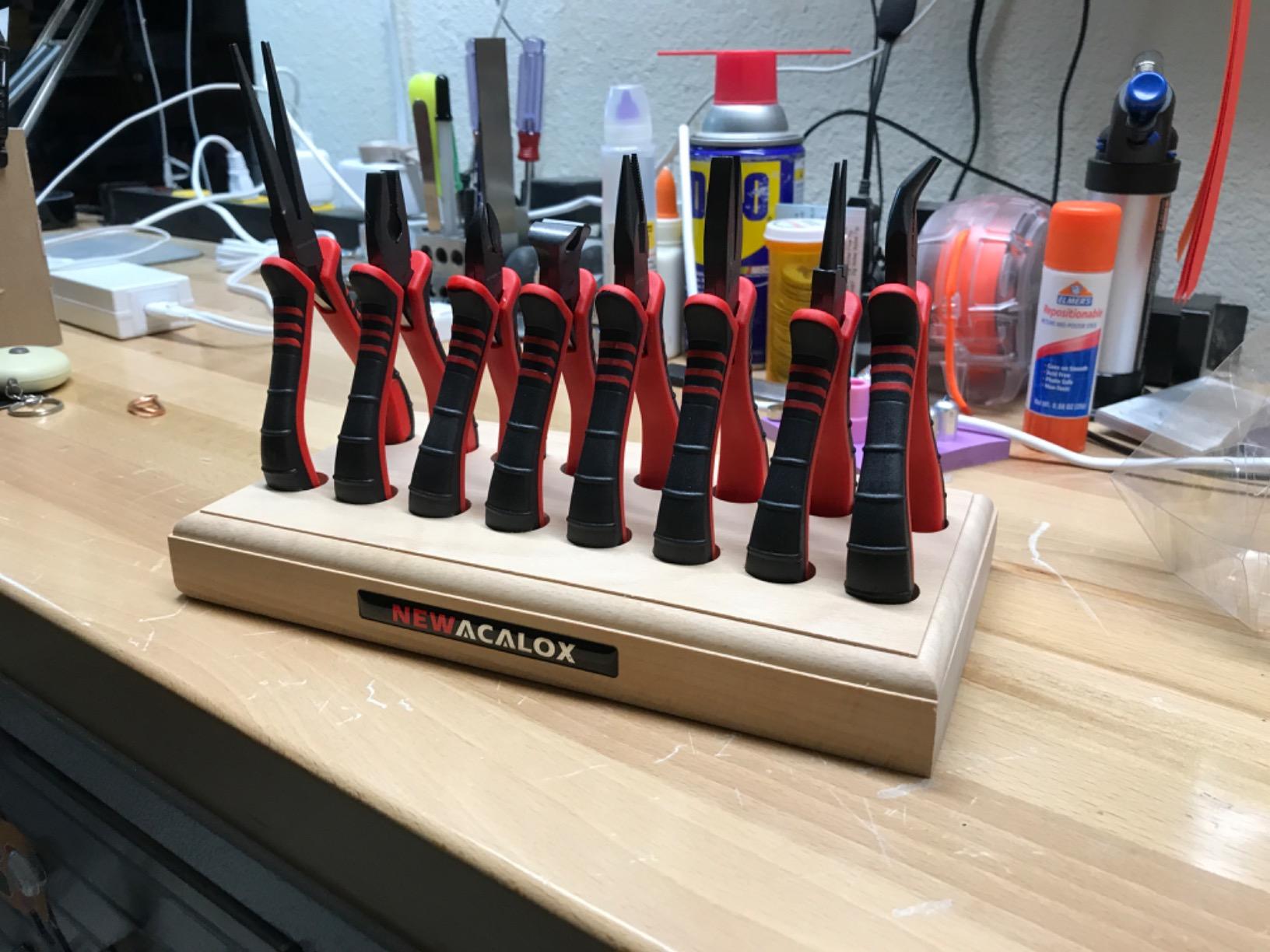 Jewelry Pliers Sets Jewelers Making Tools Kit, Professional 8 piece Mini Wire Plier with Wood Holder for Beading, Crafting, Crimping, Cutting, Repair, Wrapping, Complete Quality for Adults Starter customer photo 1