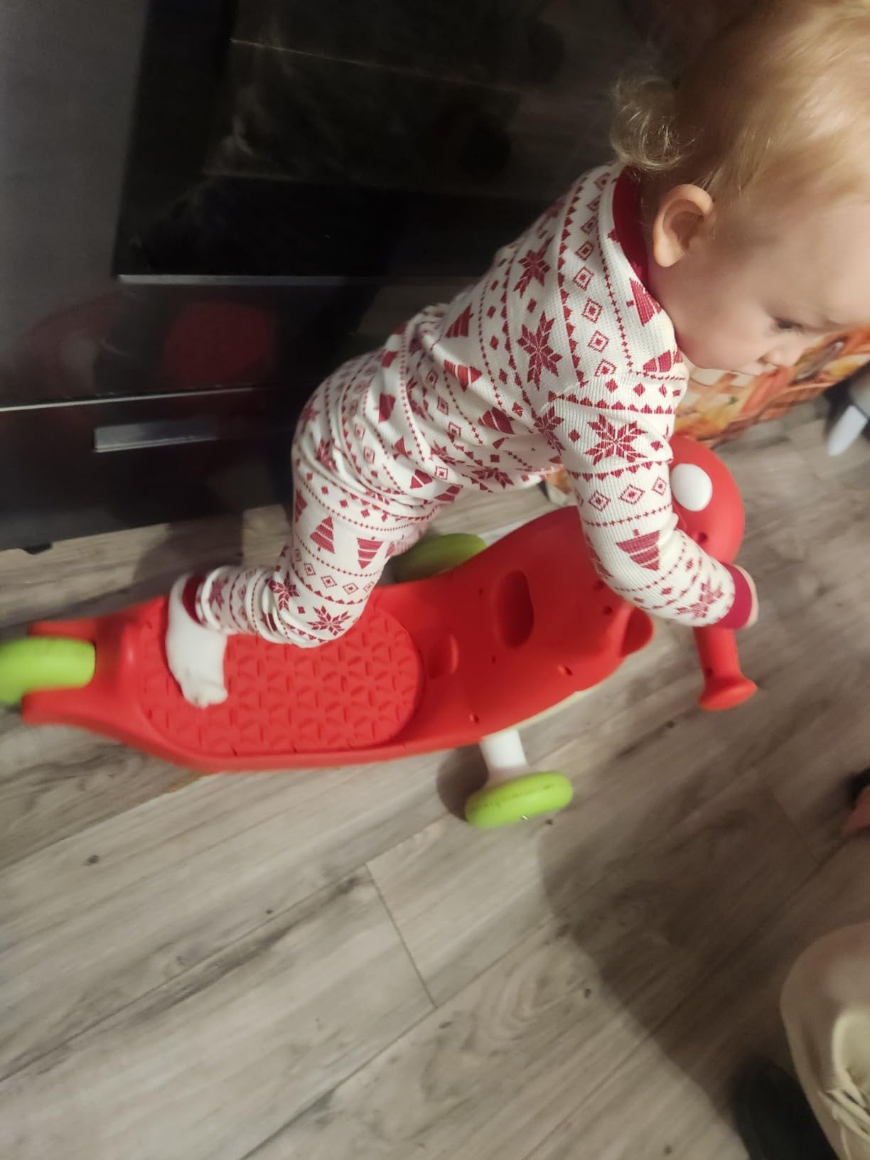 Skip Hop Kids 3-in-1 Baby Activity Push Walker & Ride On Scooter Toy, Unicorn customer photo 2