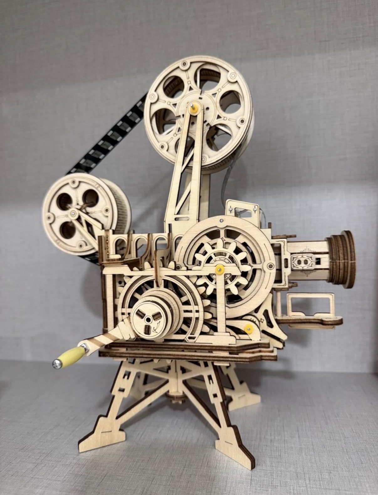 ROKR 3D Wooden Puzzles Vitascope for Adults - Model Building Kits Mechanical Construction for Adults to Build, Educational Brain Teaser DIY Crafts Kits, Halloween Collection Gifts for Men (Vitascope) customer photo 1