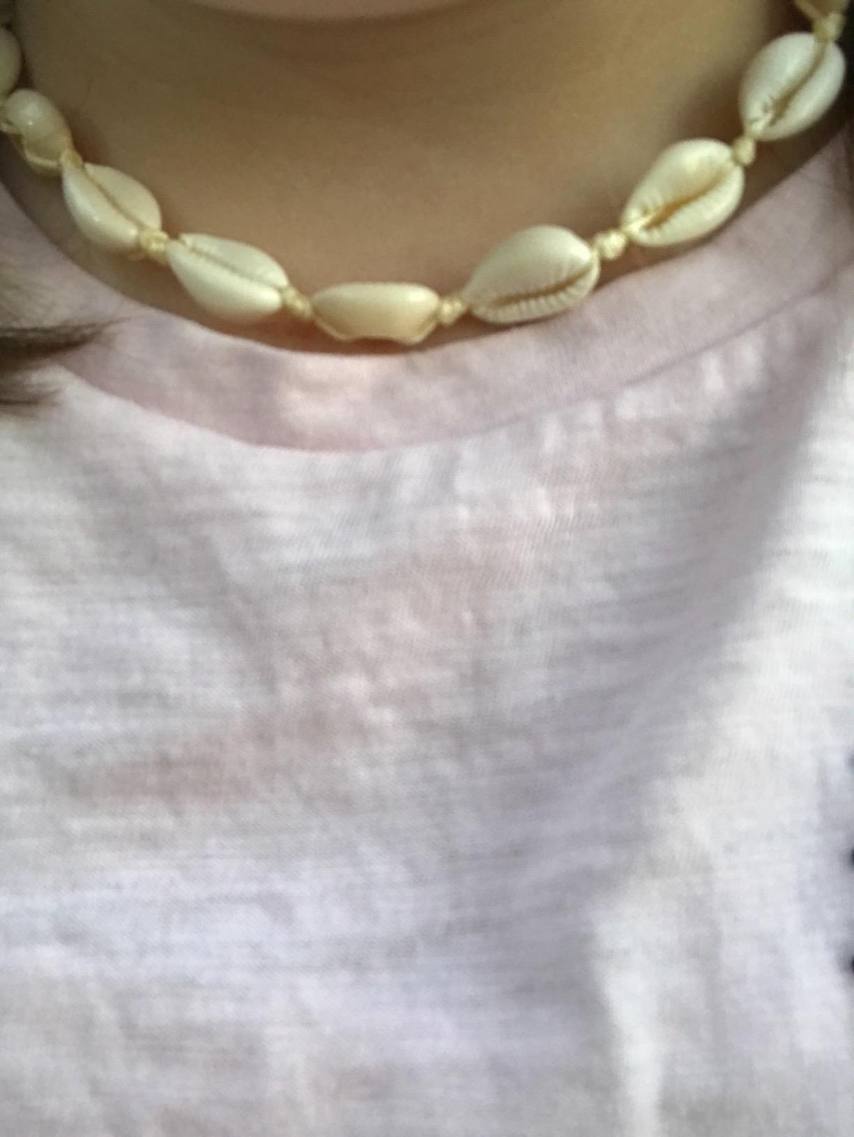 Shell Choker Necklace for Women Seashell Necklace Cowrie Shell Beaded Necklace customer photo 1